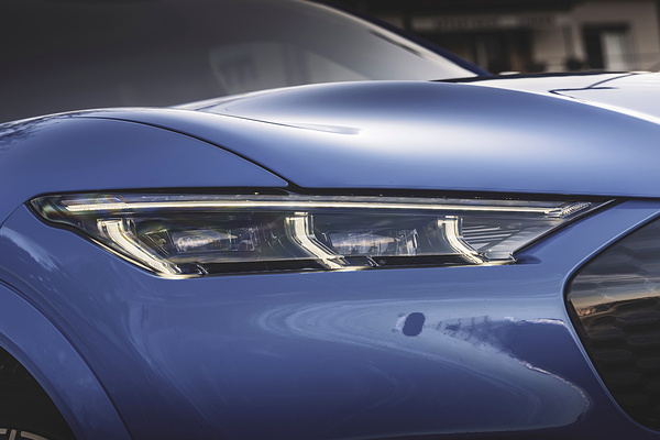 Ford Mustang Mach-E GT headlights view