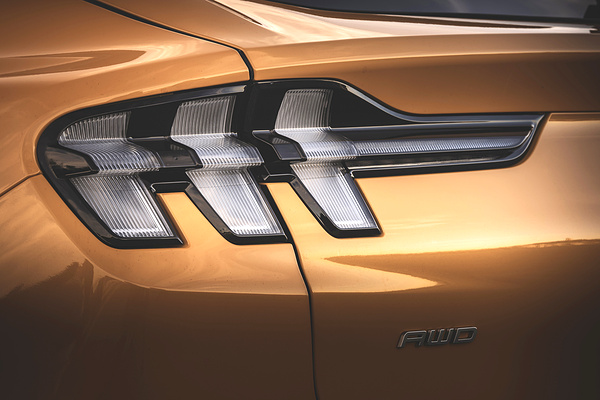 Ford Mustang Mach-E GT rearlight view