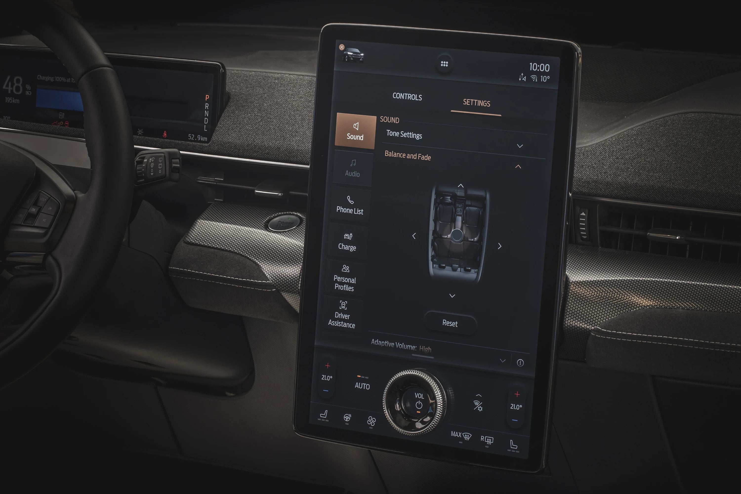 Ford Mustang Mach-E GT screens view