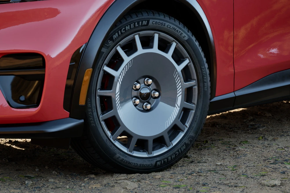 Ford Mustang Mach-E Rally wheels view