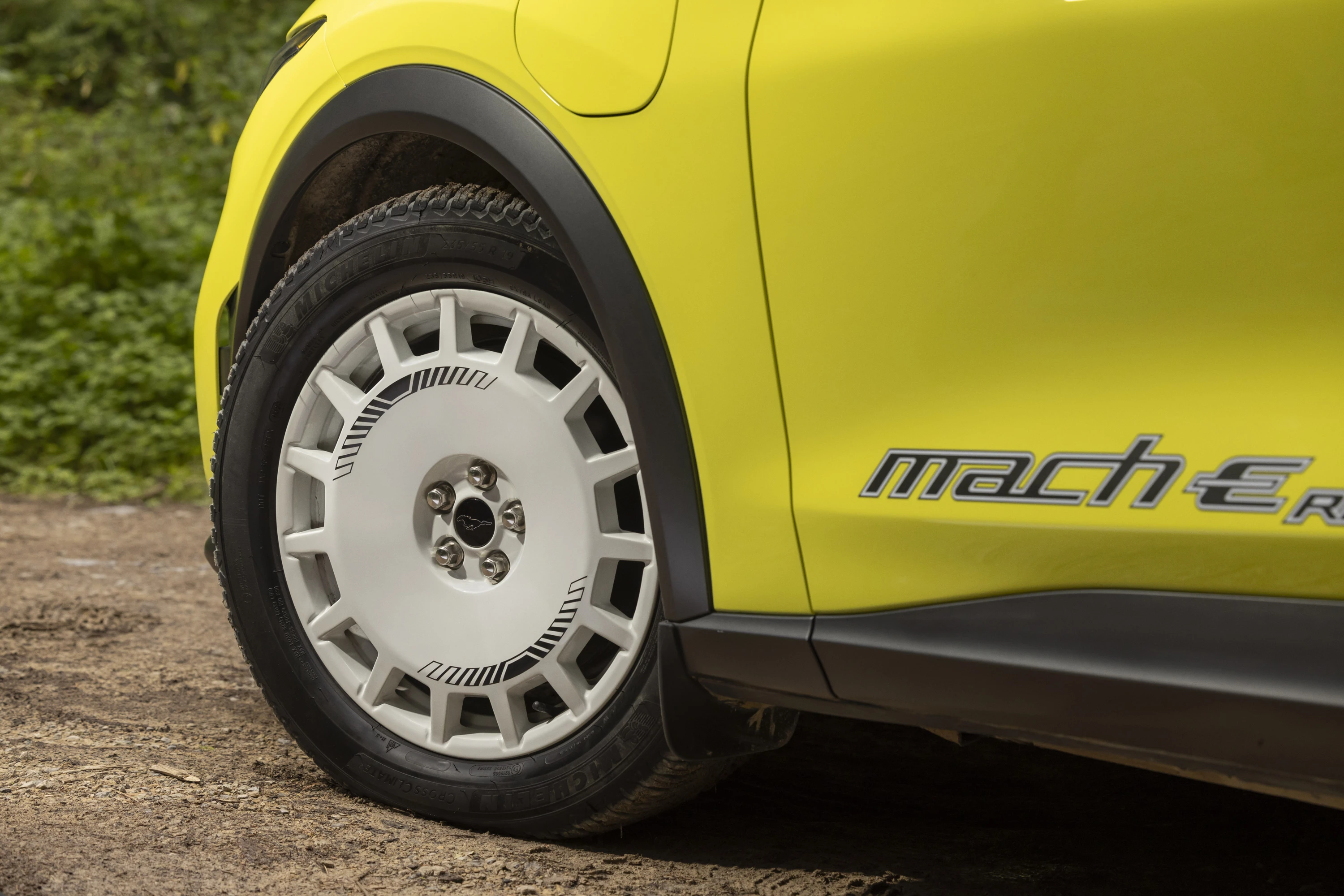 Ford Mustang Mach-E Rally wheels view