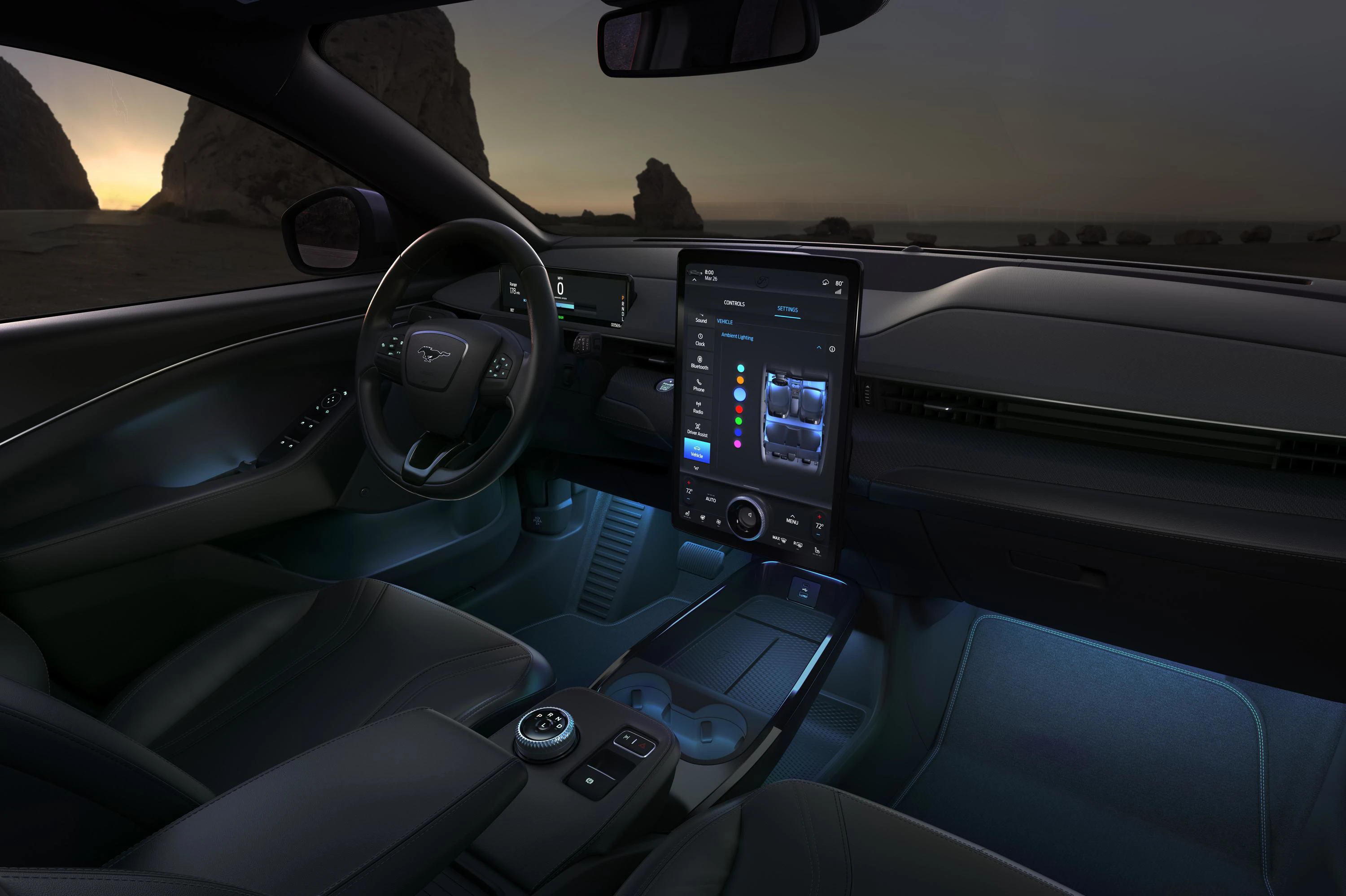 Ford Mustang Mach-E Standard Range RWD interior view