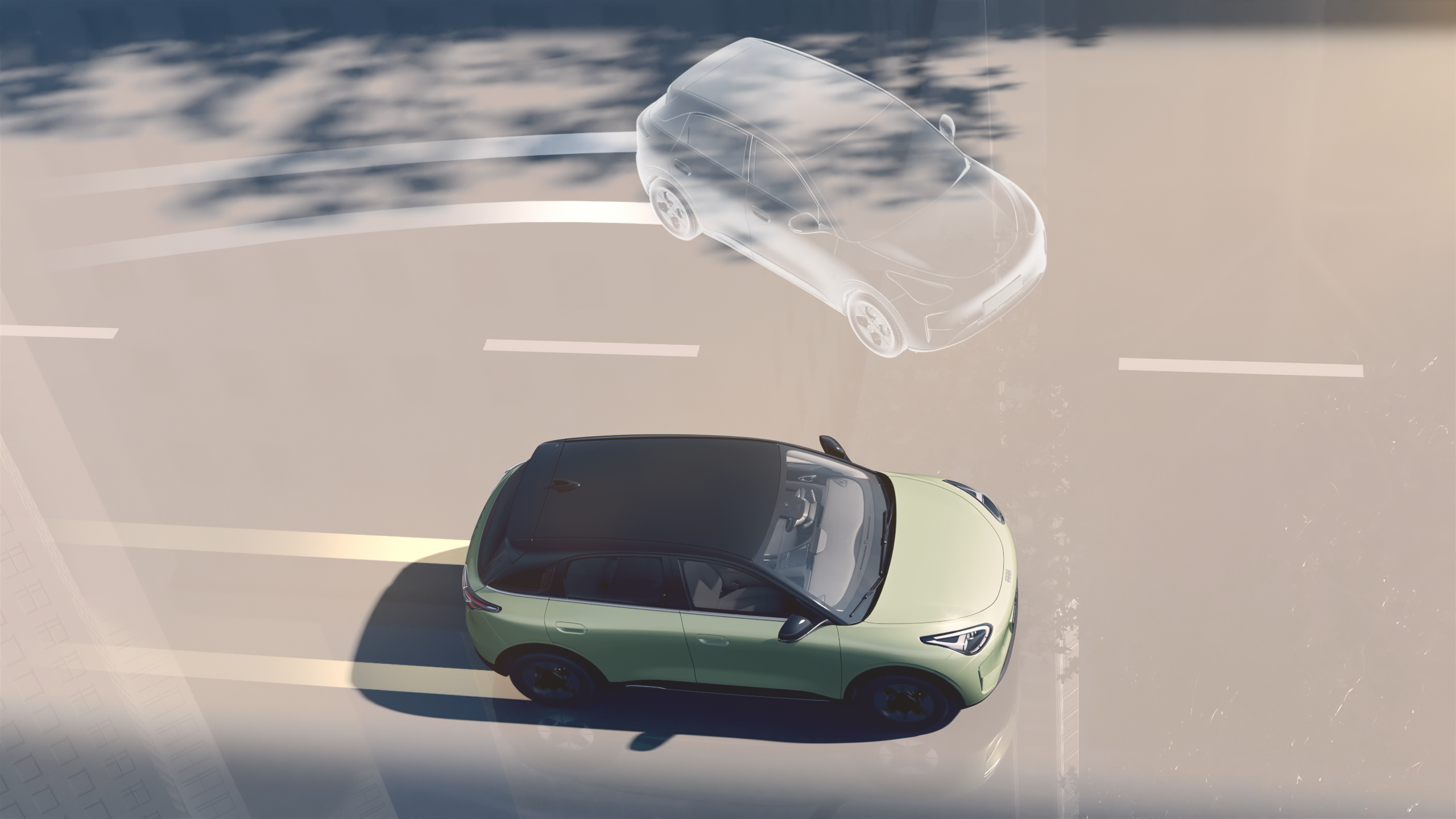 Geely EX2 47.1 kWh technology view