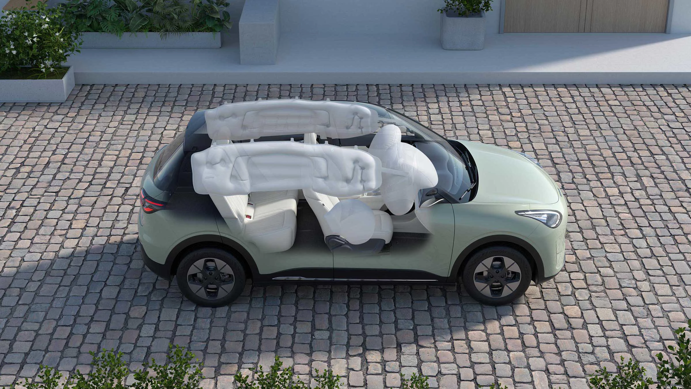 Geely EX2 47.1 kWh safety view