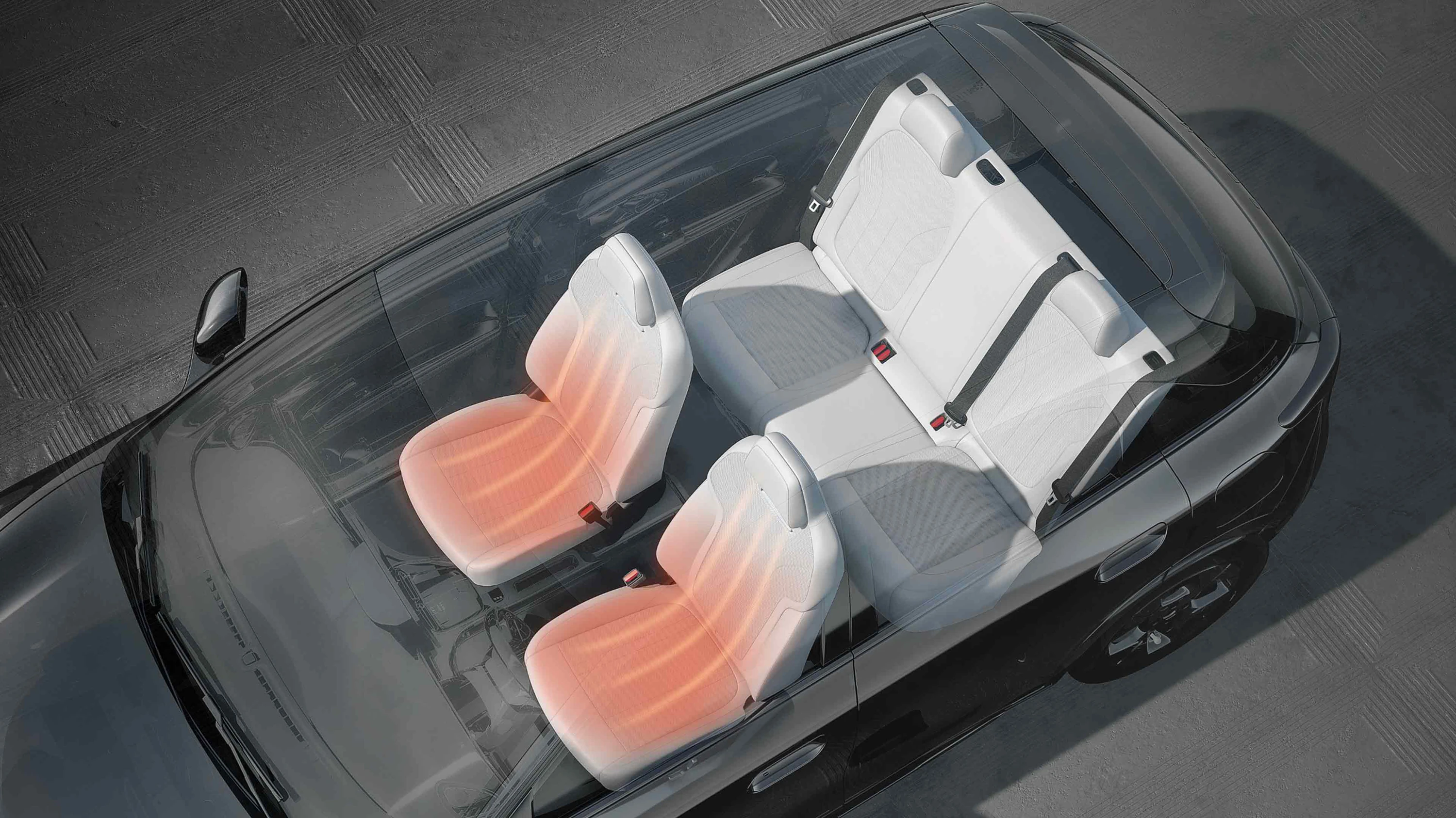 Geely Xingyuan 310 frontseats view