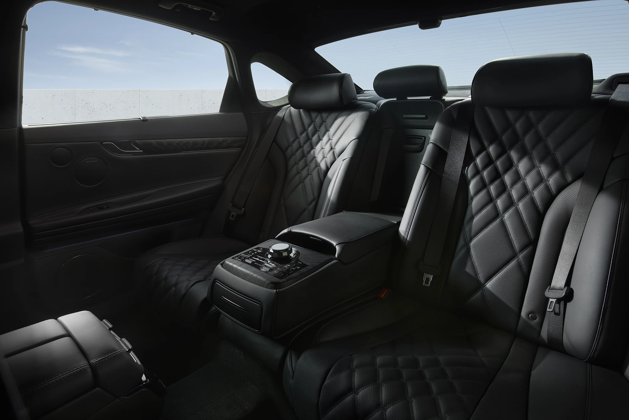 Genesis G80 Electrified AWD secondrowseats view