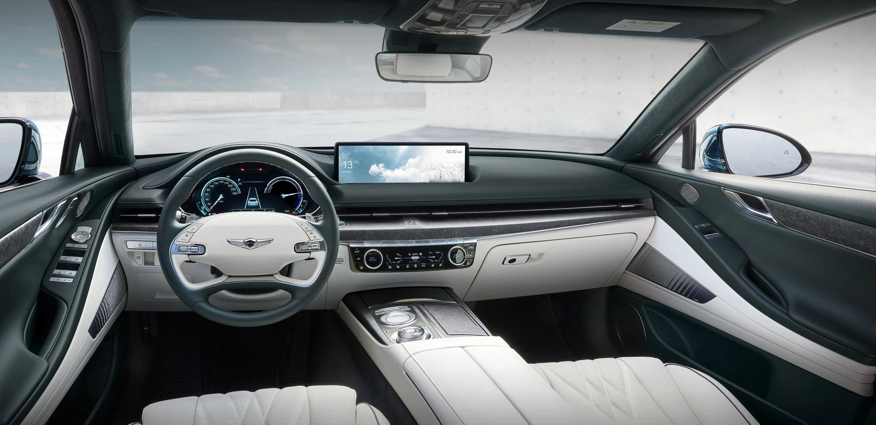 Genesis G80 Electrified AWD 87kWh interior view