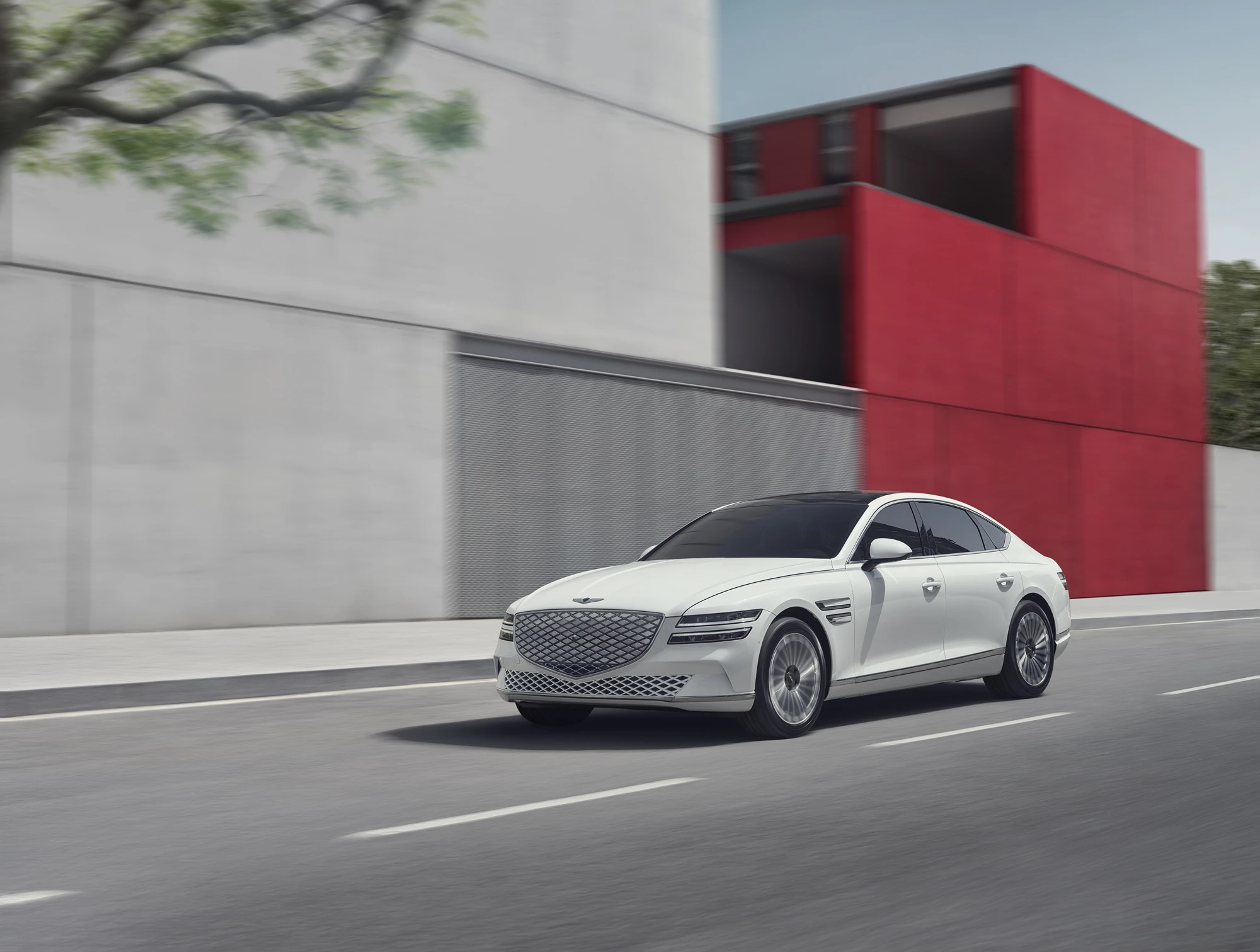 Genesis G80 Electrified AWD 87kWh exterior view