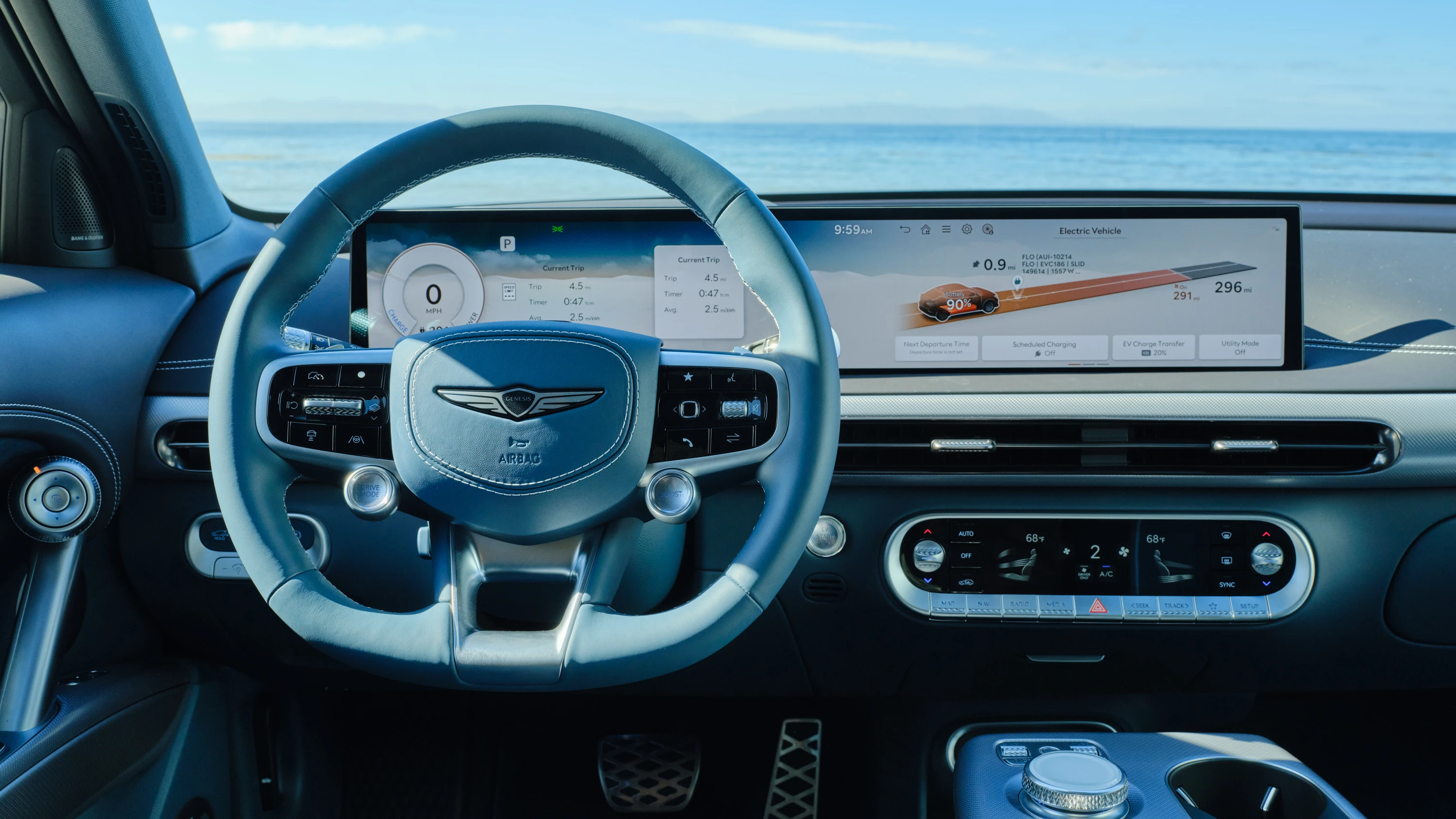 Genesis GV60 2026 AWD screens view