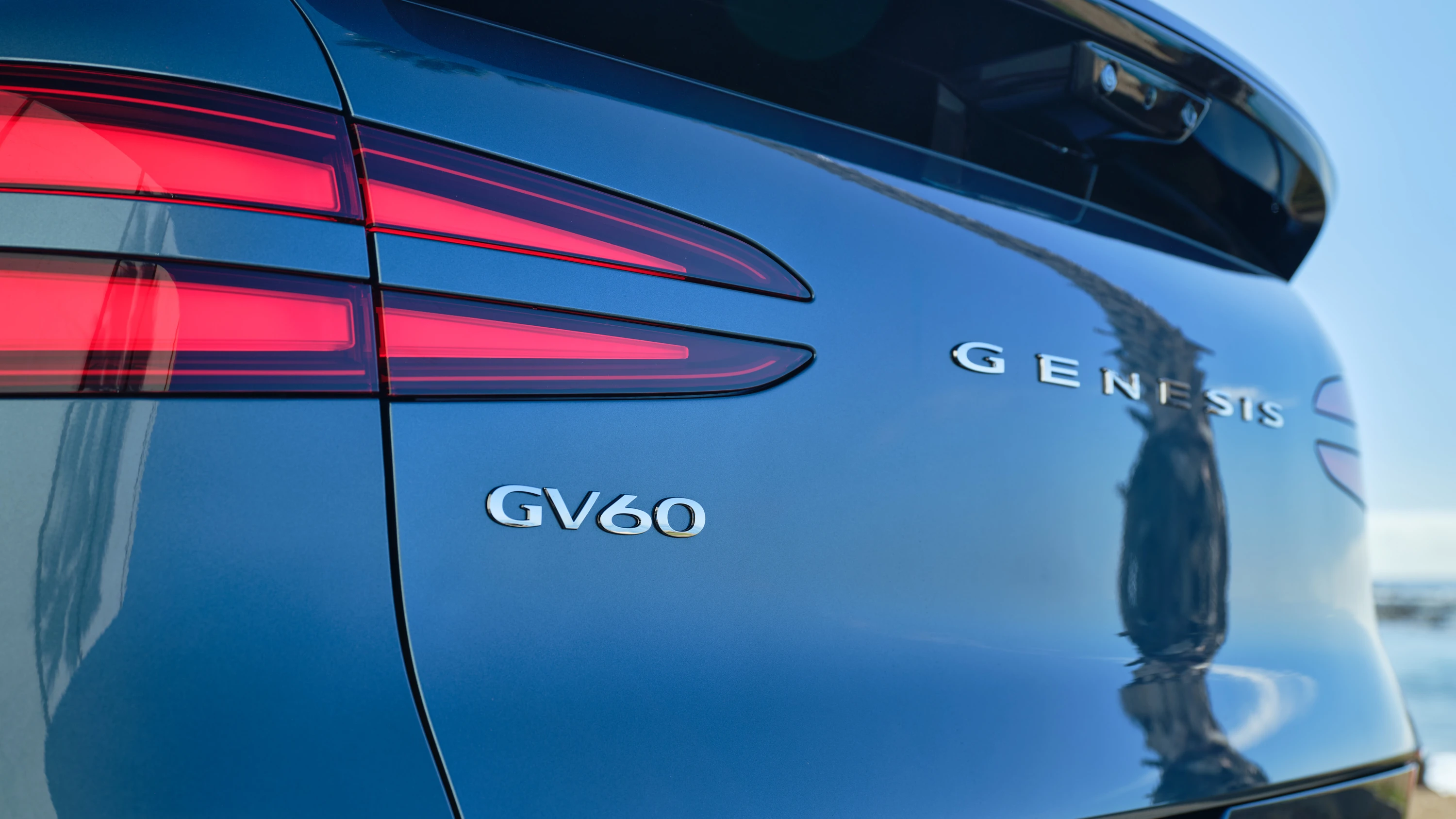 Genesis GV60 2026 AWD taillights view