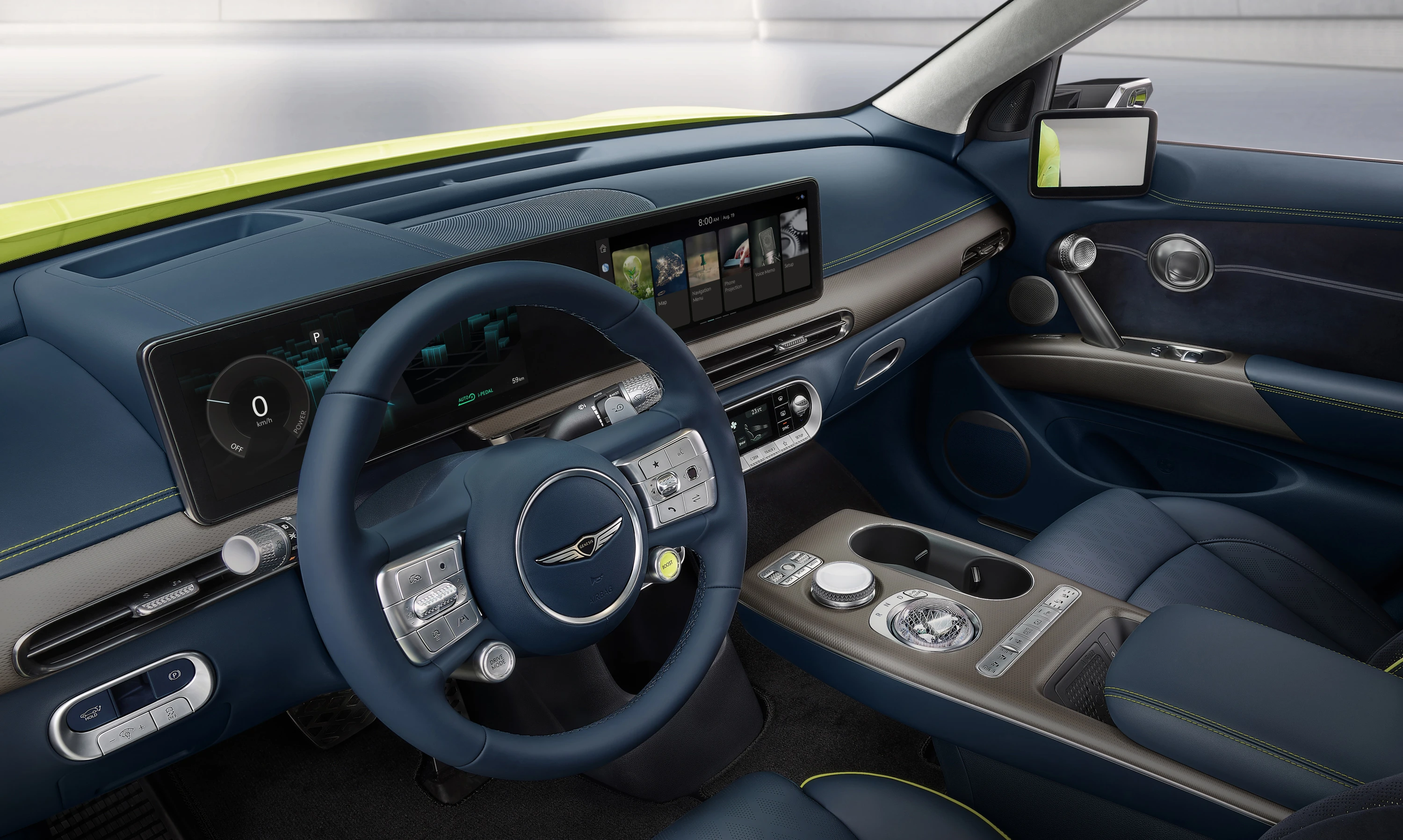 Genesis GV60 AWD Performance screens view