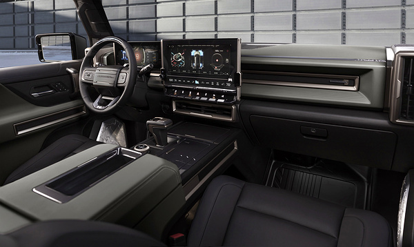GMC Hummer EV SUV 2x interior view