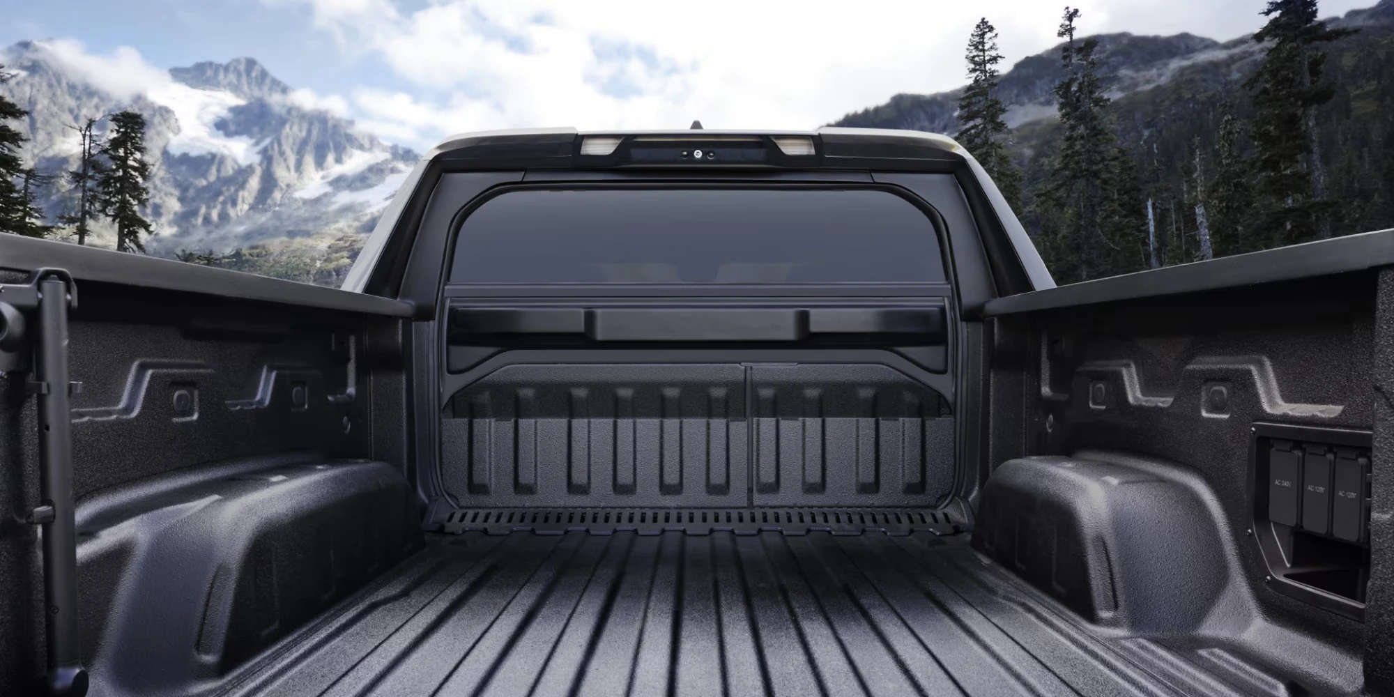 GMC Sierra EV Denali Edition 1 trunk view
