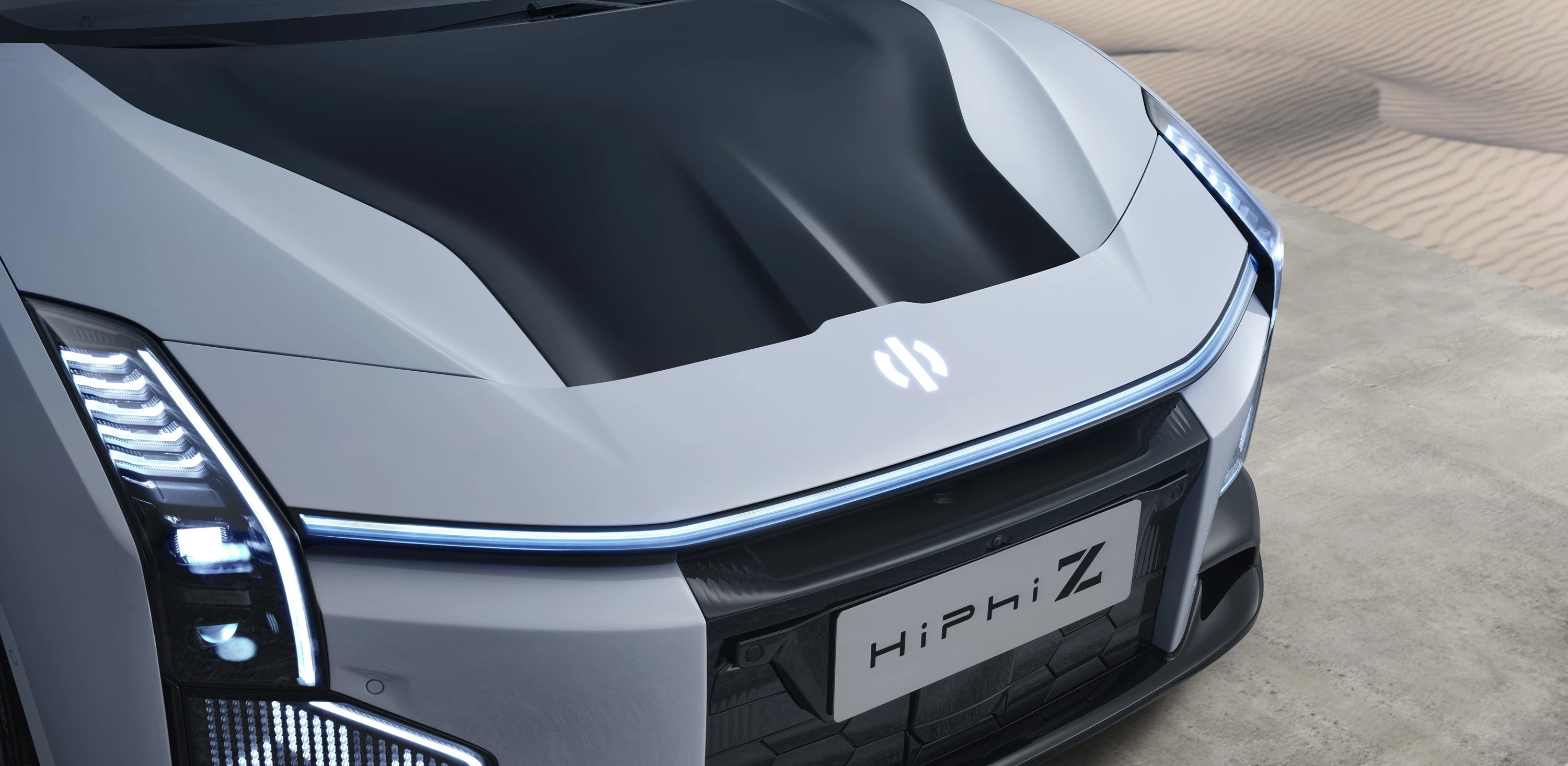 HiPhi Z 4 Seater headlights view