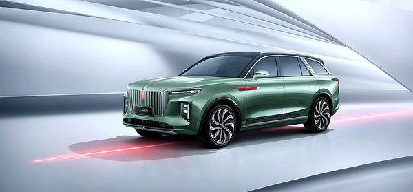 Hongqi E-HS9 Comfort exterior view