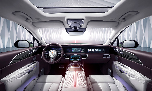 Hongqi E-HS9 Comfort screens view