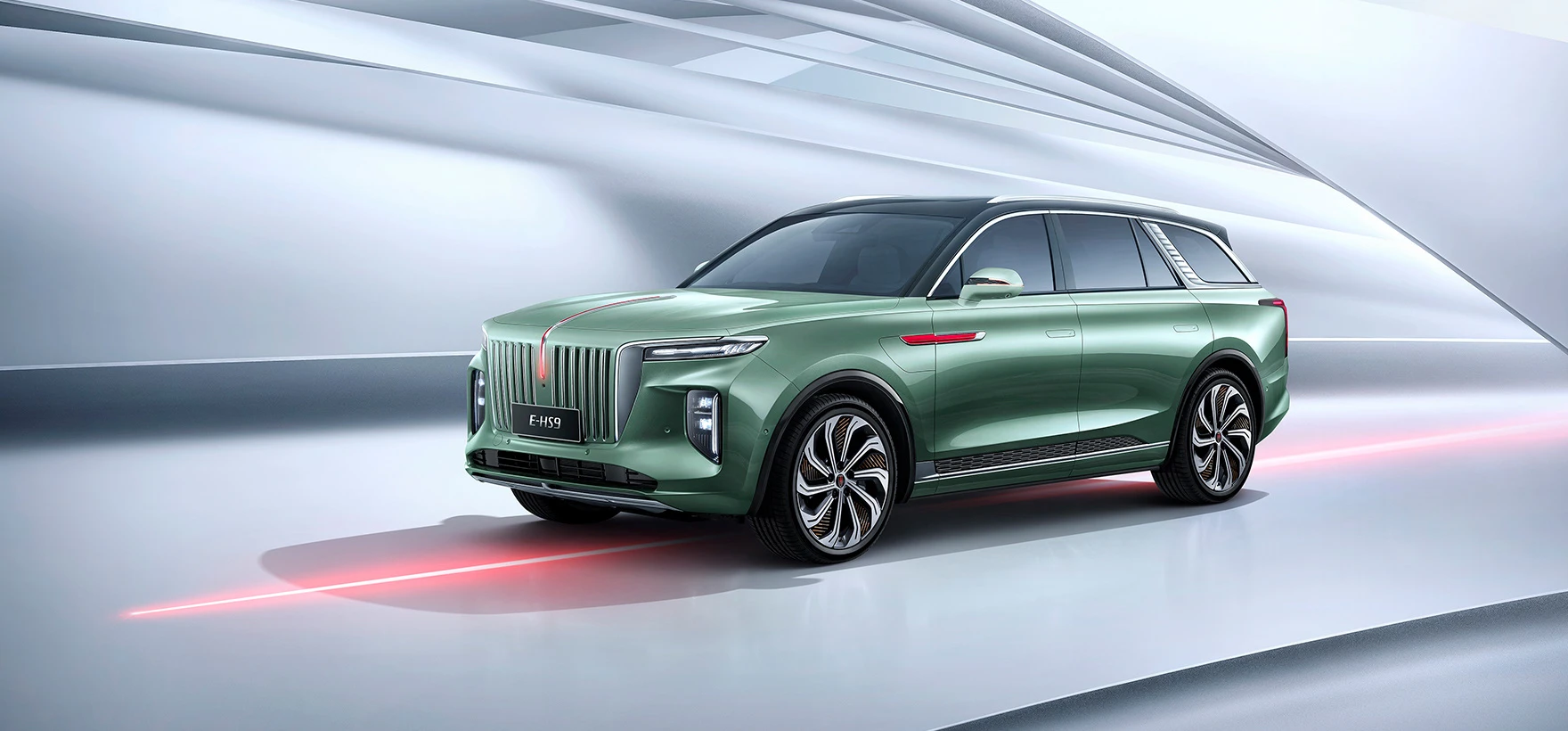Hongqi E-HS9 Premium exterior view