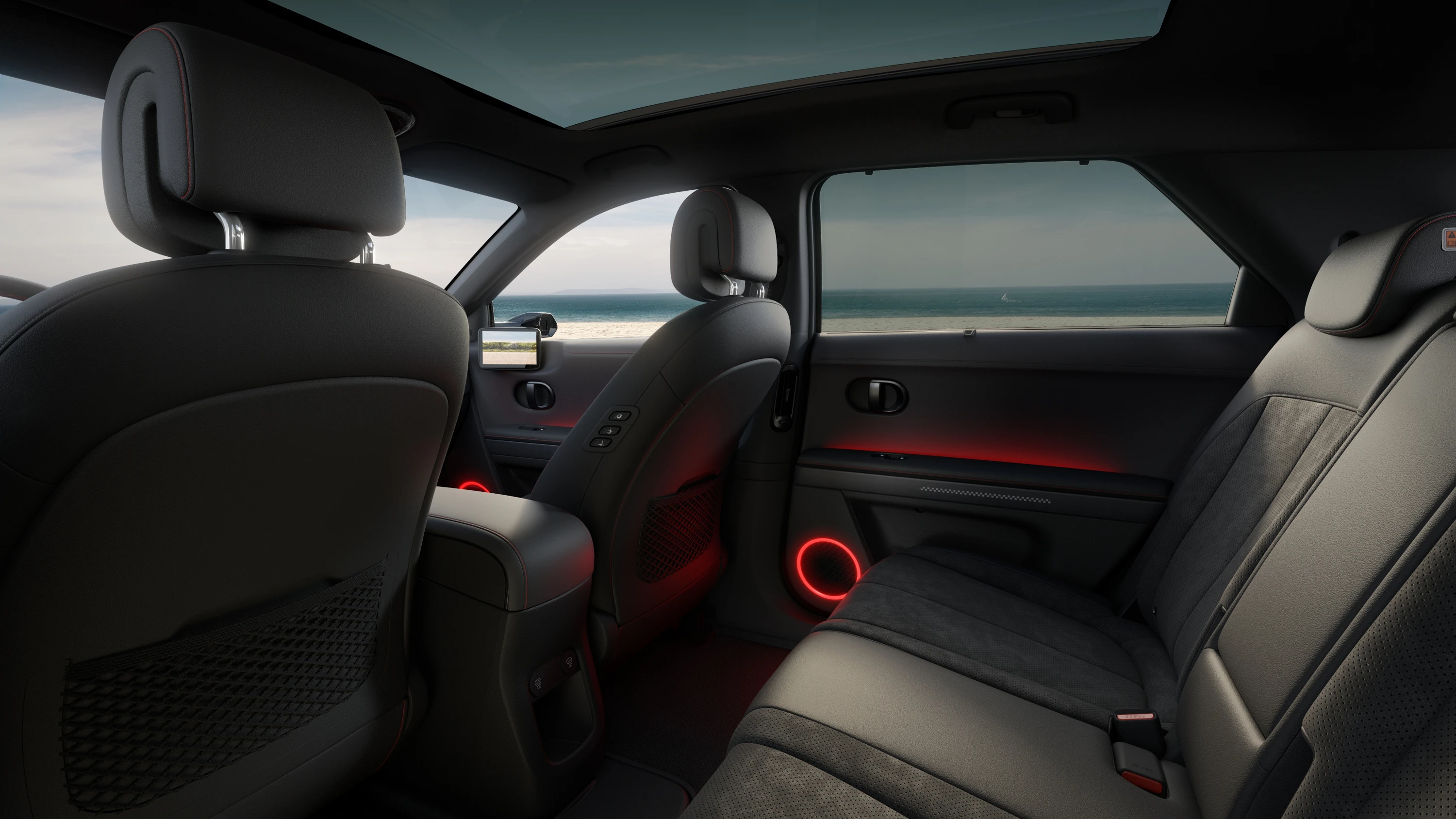 Hyundai Ioniq 5 Long Range AWD secondrowseats view