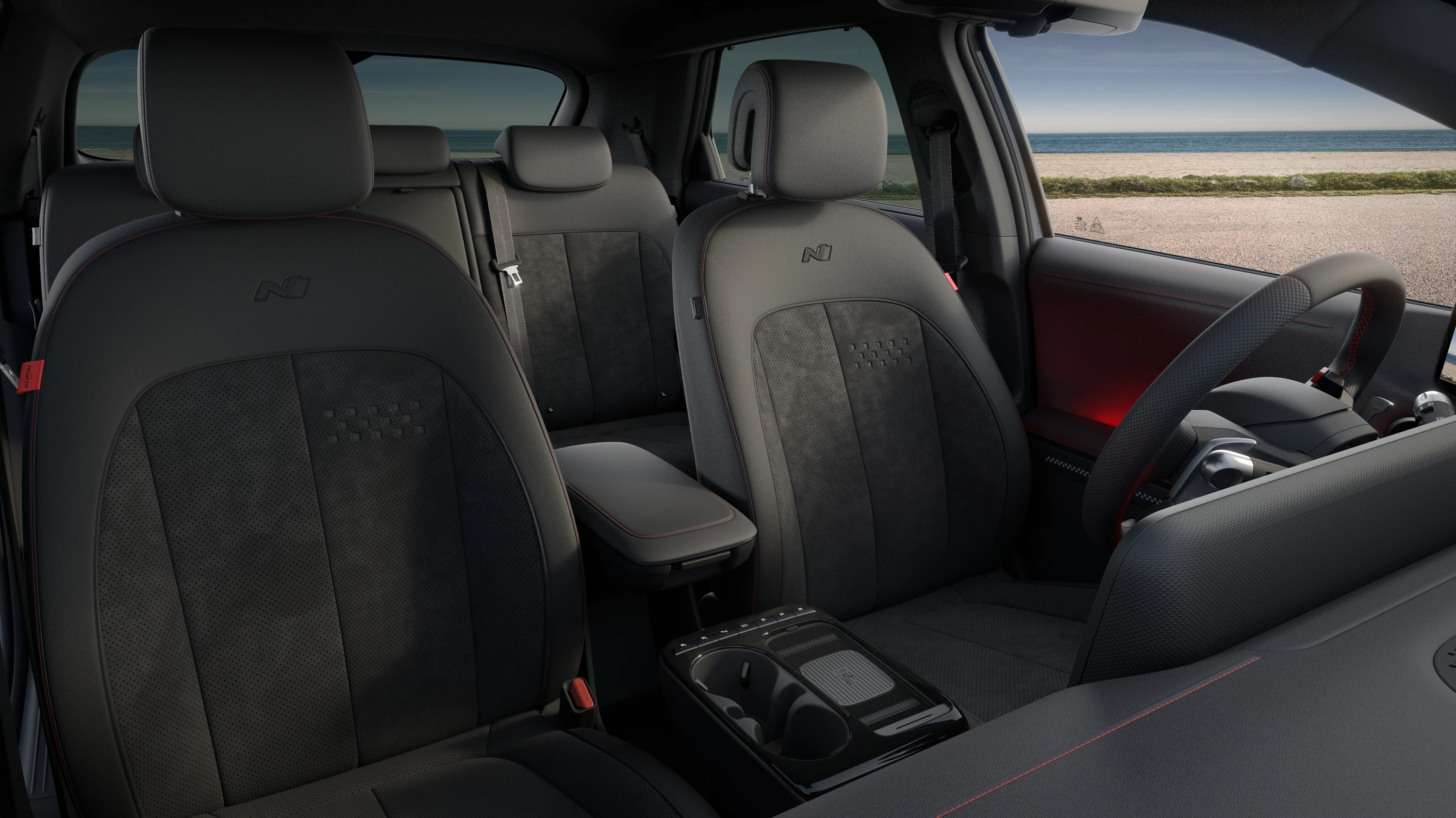 Hyundai Ioniq 5 Long Range AWD frontseats view