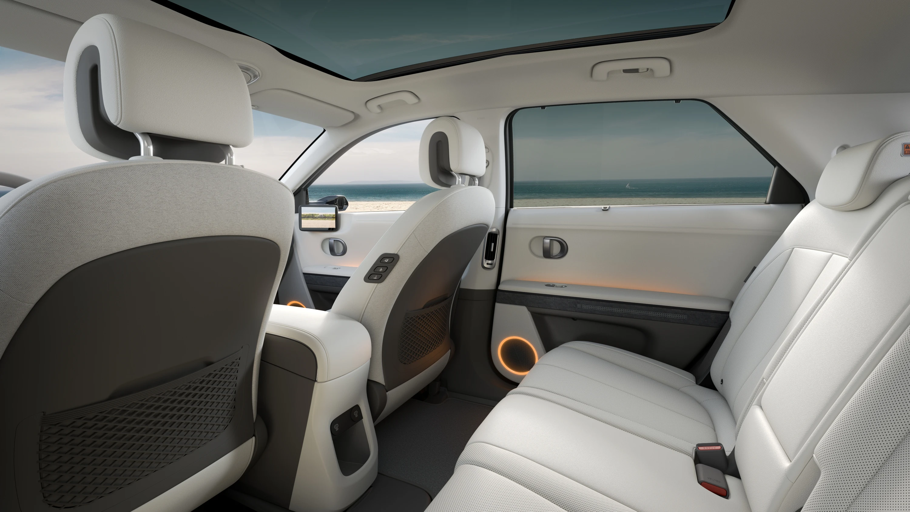 Hyundai Ioniq 5 Long Range AWD secondrowseats view