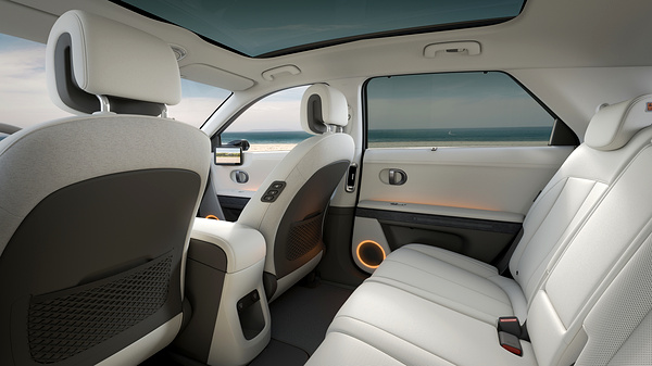 Hyundai Ioniq 5 Long Range AWD secondrowseats view