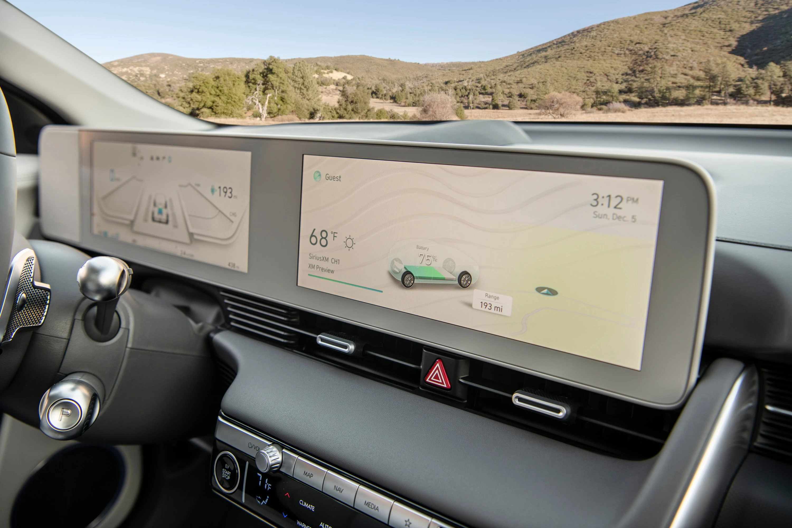 Hyundai Ioniq 5 Long Range AWD (GEN1) screens view