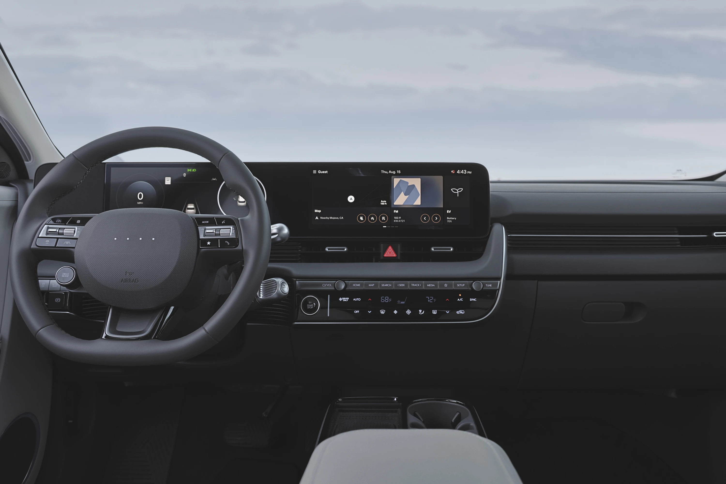 Hyundai Ioniq 5 Long Range RWD screens view