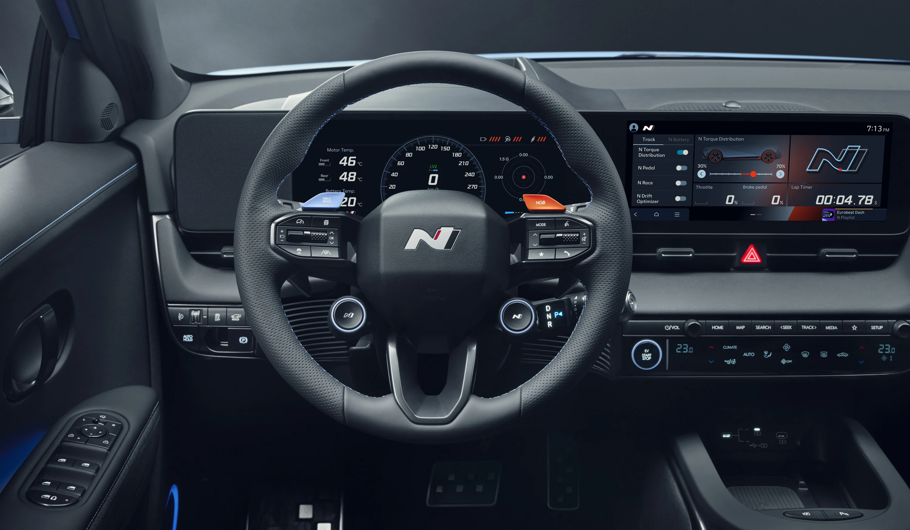 Hyundai IONIQ 5 N screens view