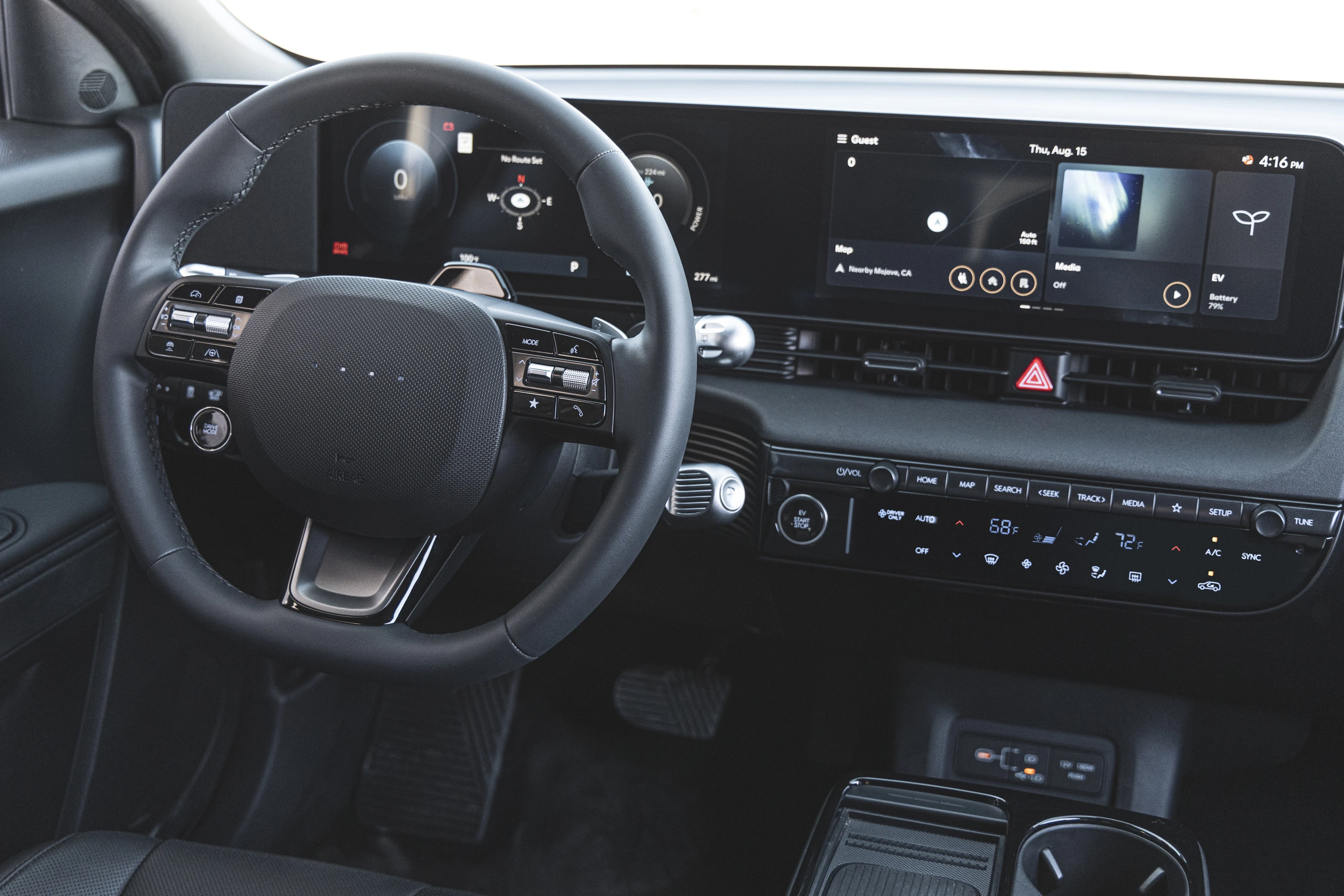 Hyundai Ioniq 5 XRT screens view