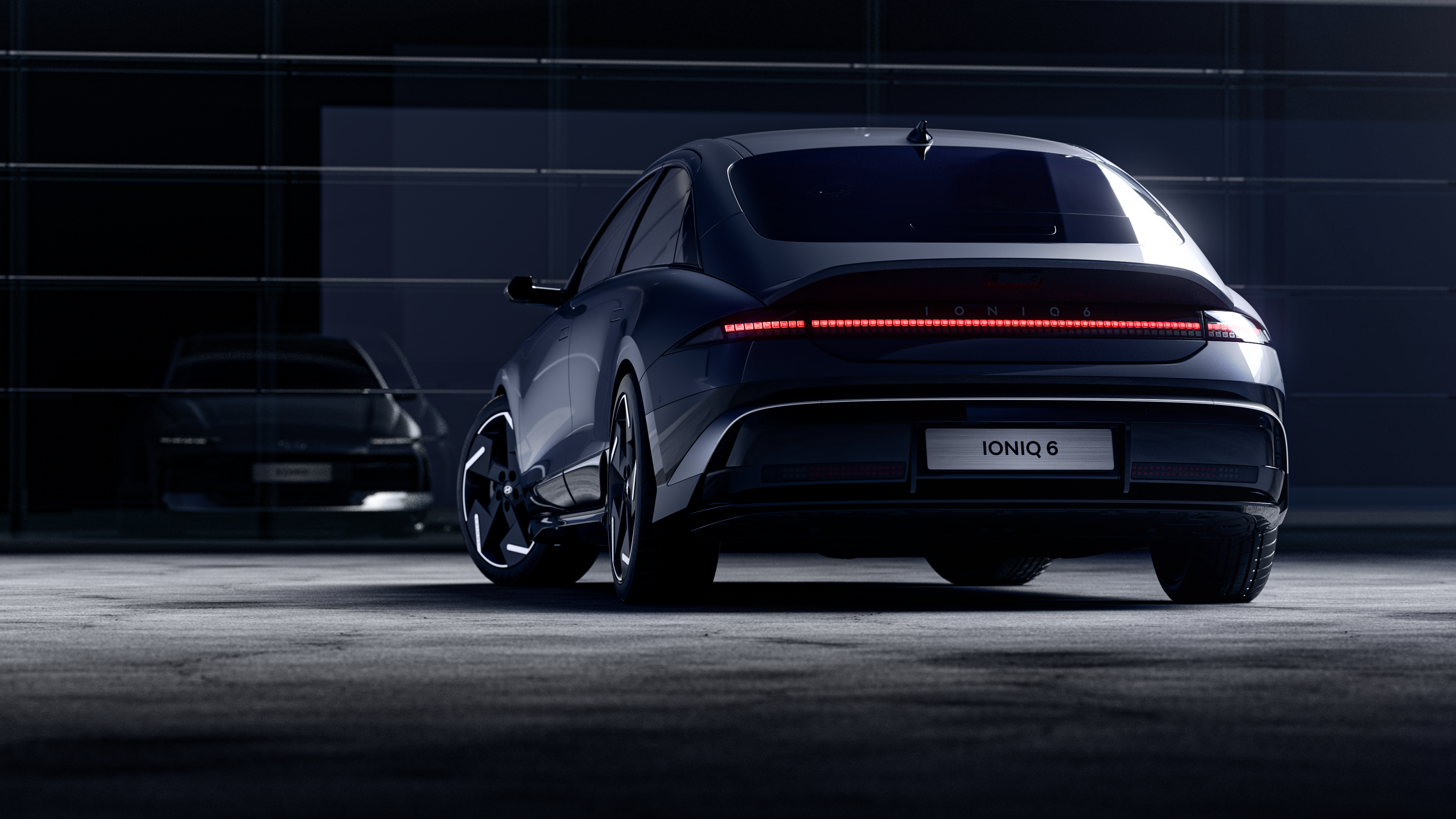 Hyundai Ioniq 6 63 kWh RWD exterior view
