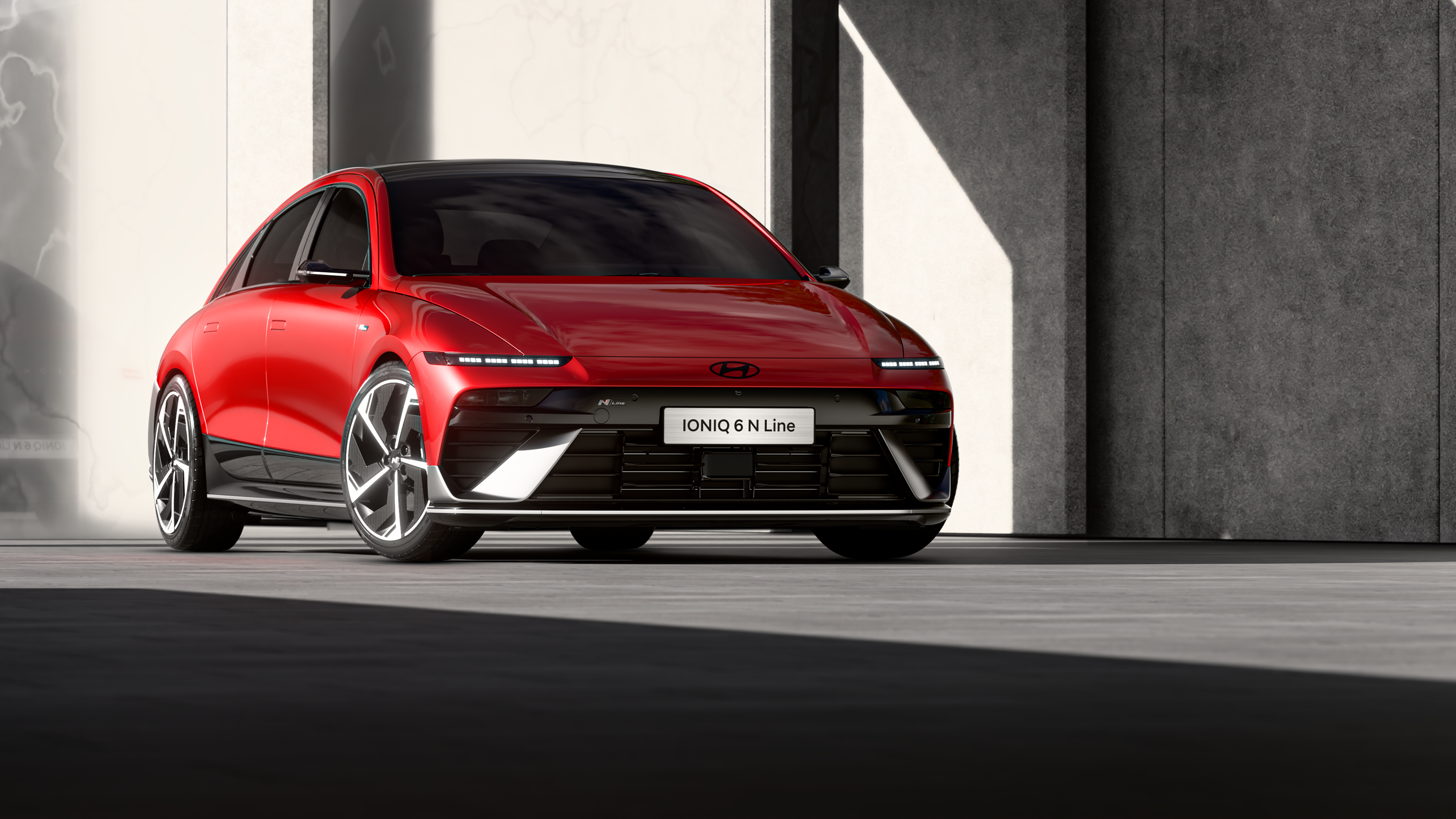 Hyundai Ioniq 6 84 kWh AWD exterior view