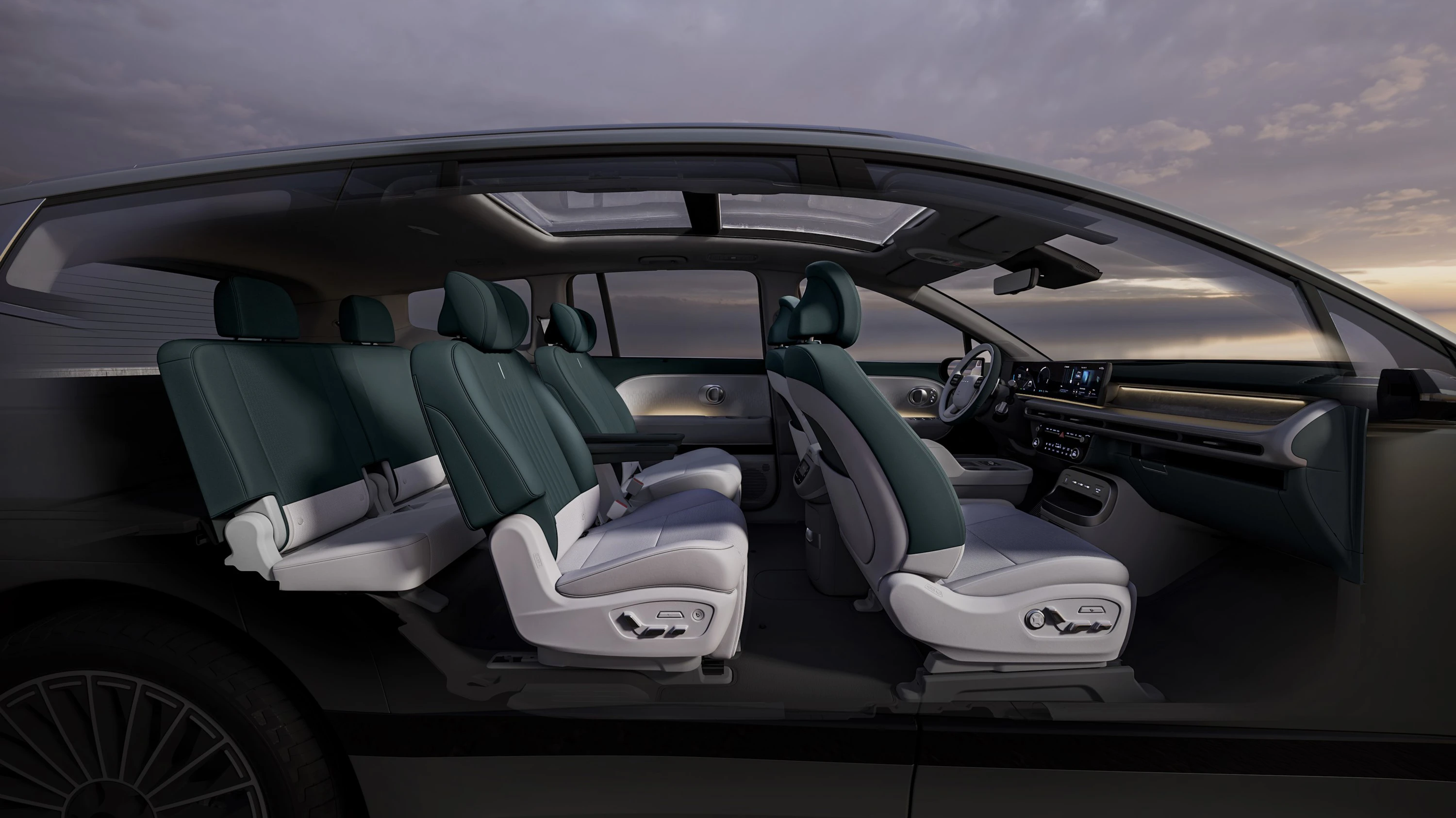 Hyundai IONIQ 9 AWD Long Range seats view