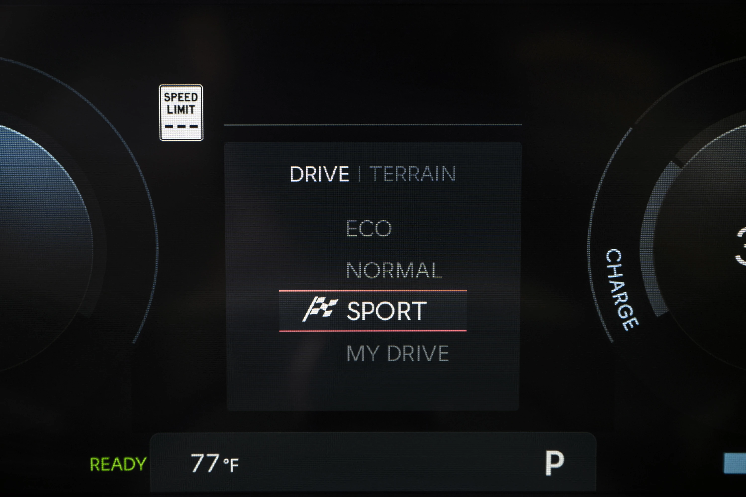 Hyundai IONIQ 9 AWD Long Range drivemodes view