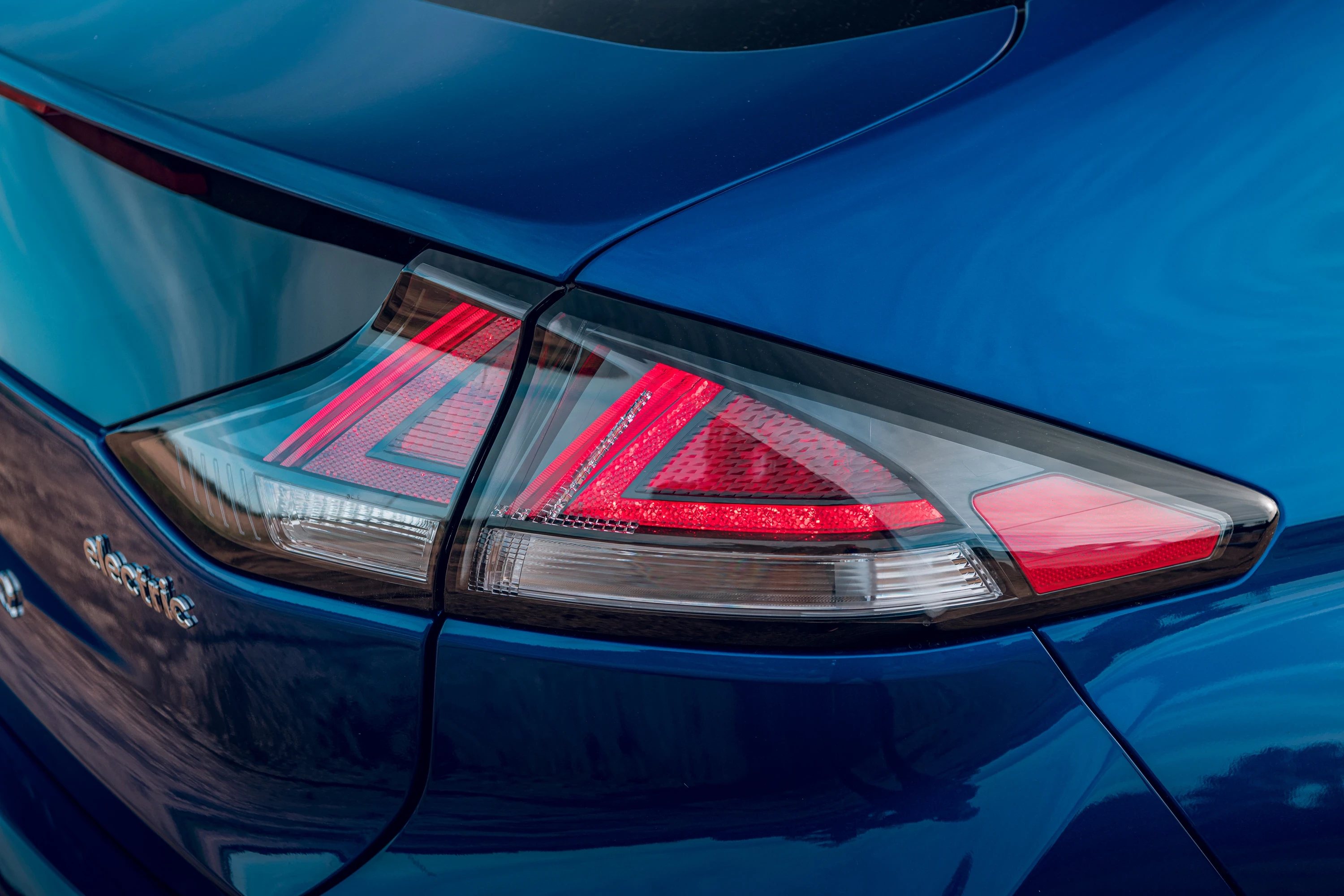 Hyundai IONIQ Electric 38 kWh taillights view