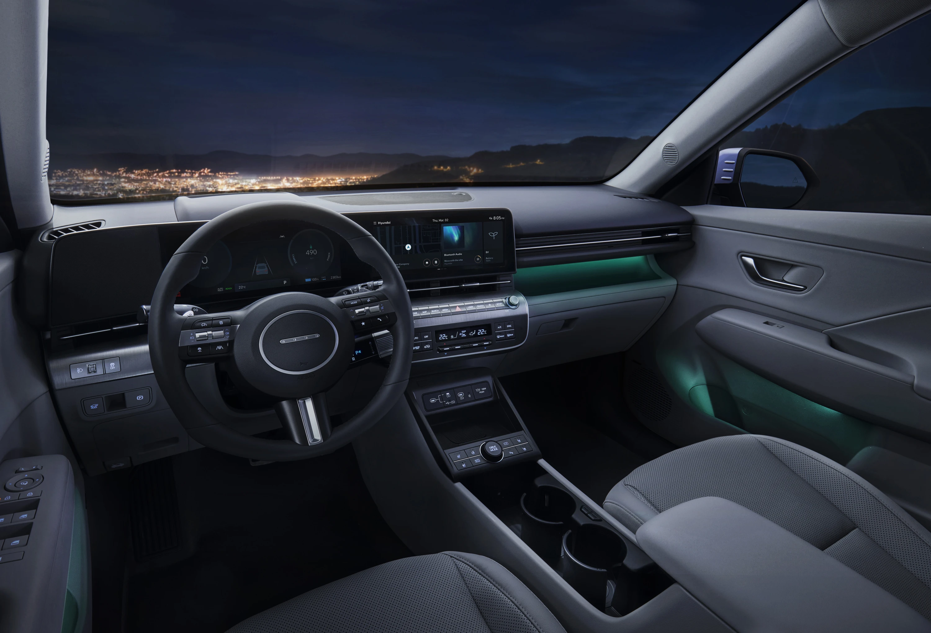 Hyundai Kona Standard Range interior view