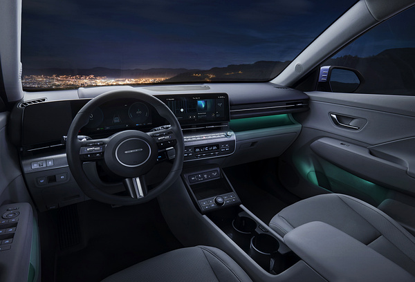 Hyundai Kona Standard Range interior view