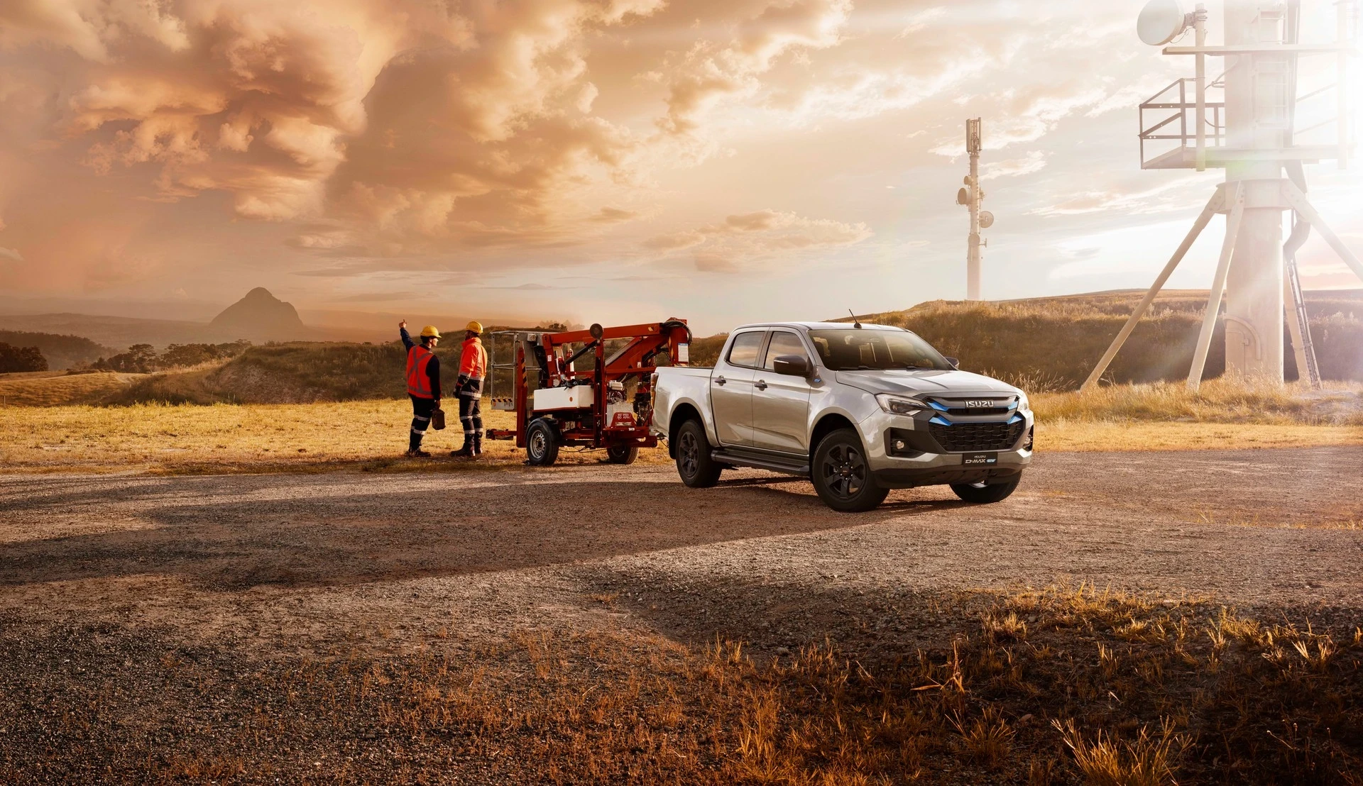 Isuzu D-Max EV Double Cab exterior view