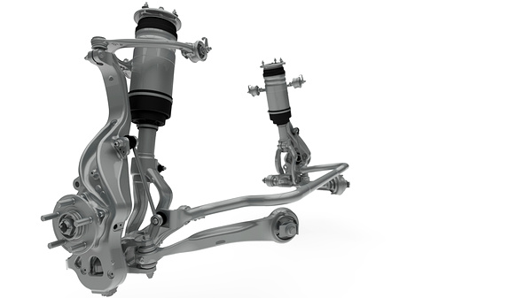 Jaguar I-Pace EV400 suspension view