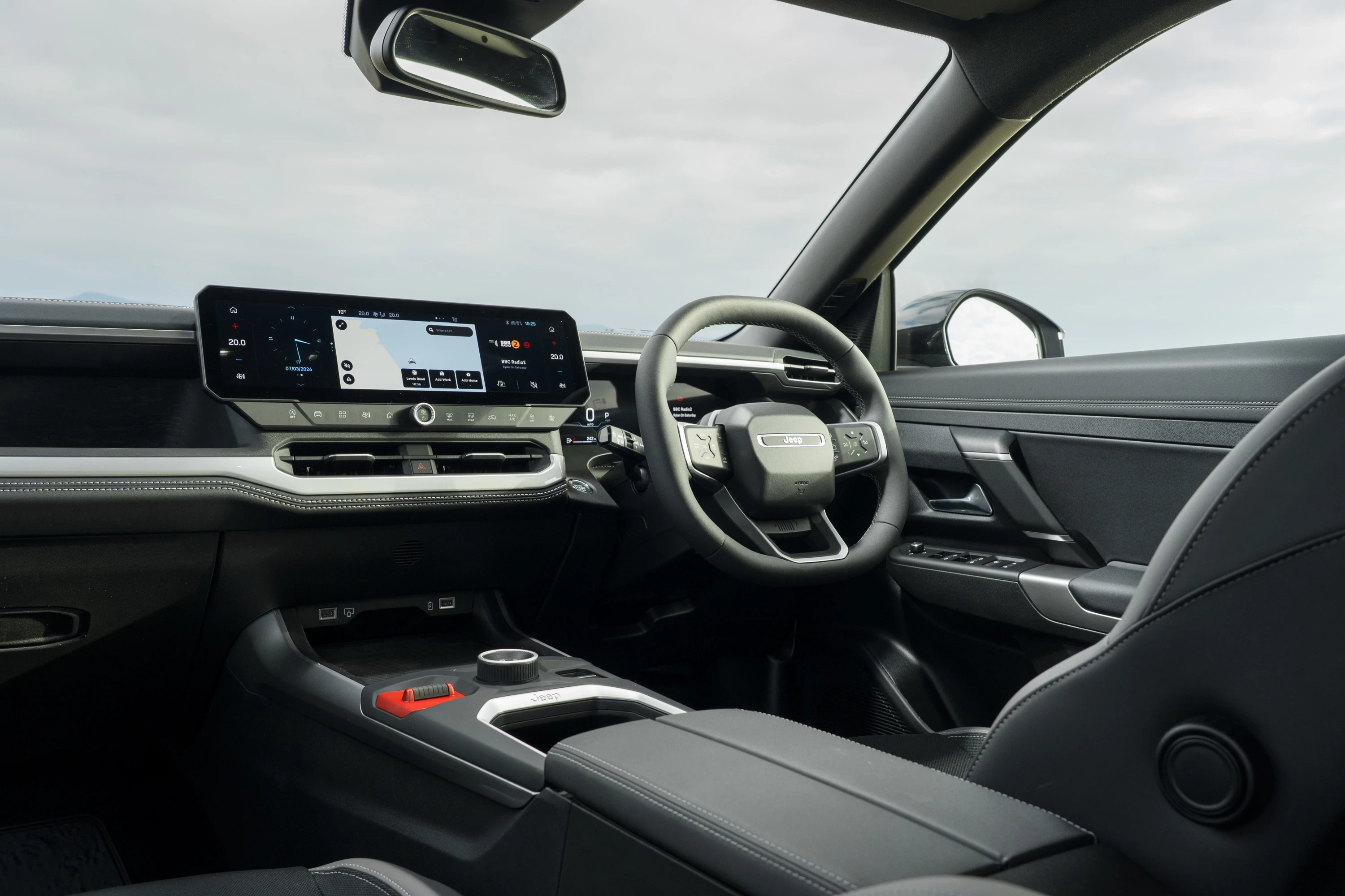 Jeep Compass Electric AWD interior view