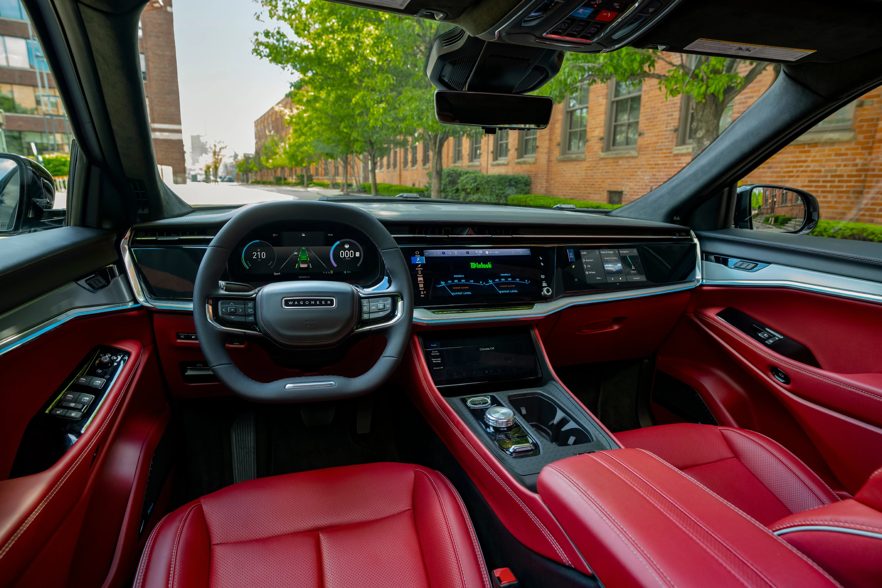 Jeep Wagoneer S interior view