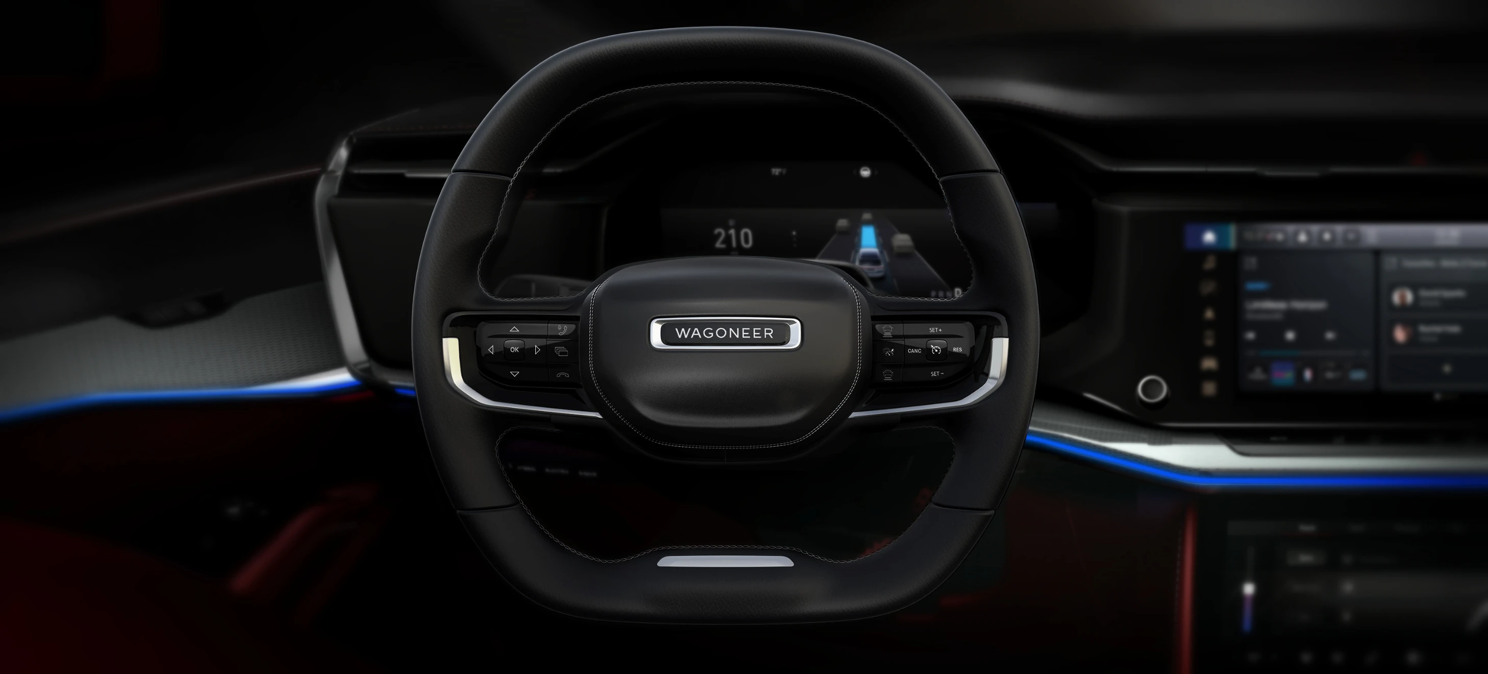 Jeep Wagoneer S steeringwheel view
