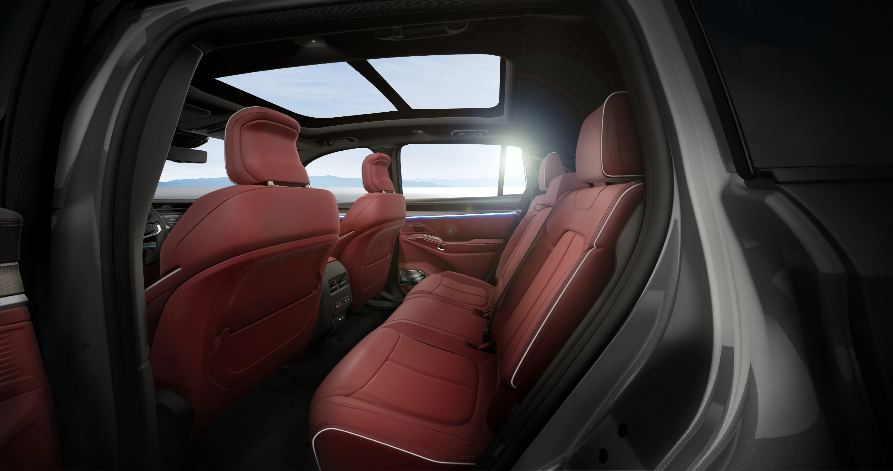 Jeep Wagoneer S secondrowseats view