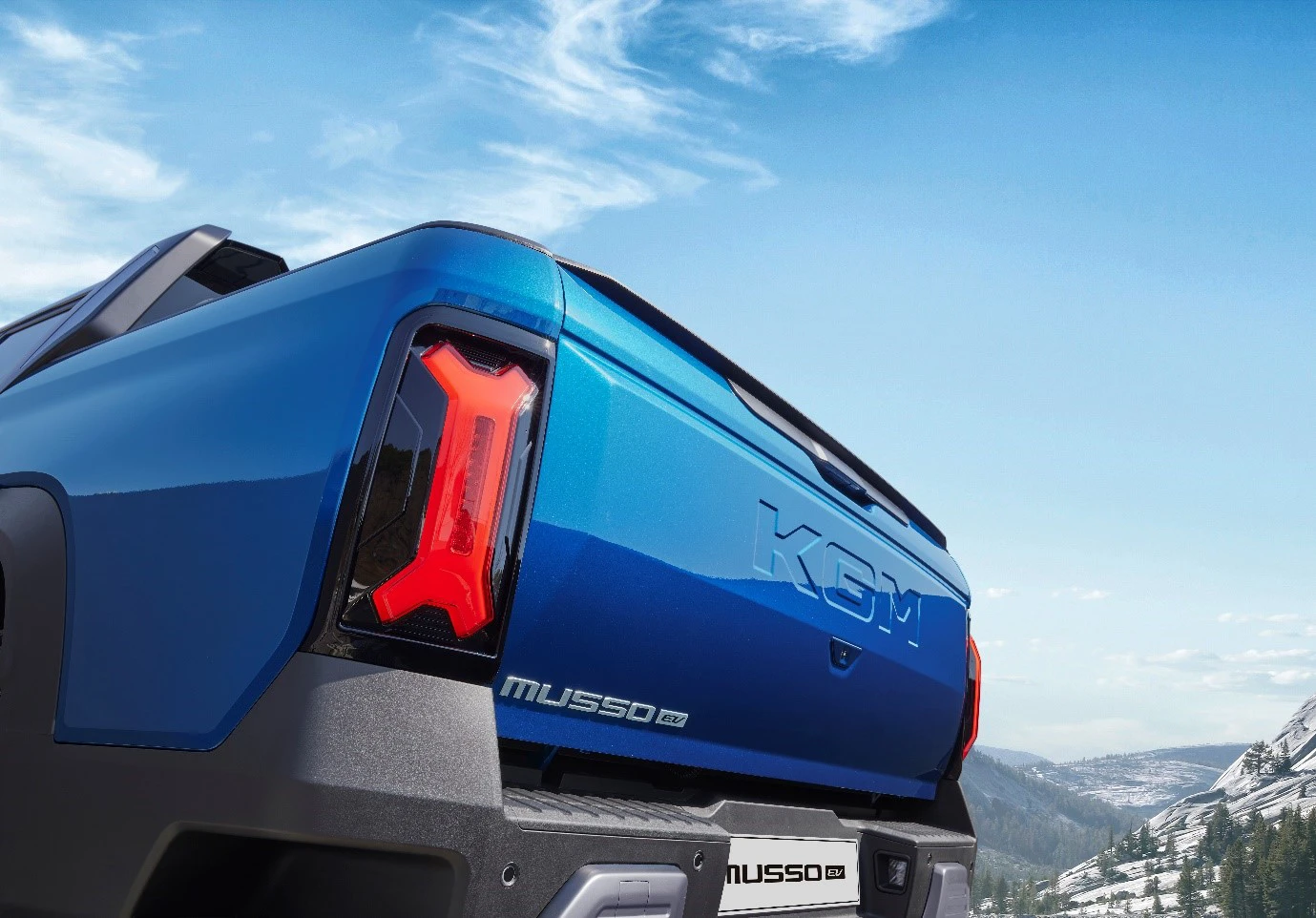 KGM Musso EV AWD details view