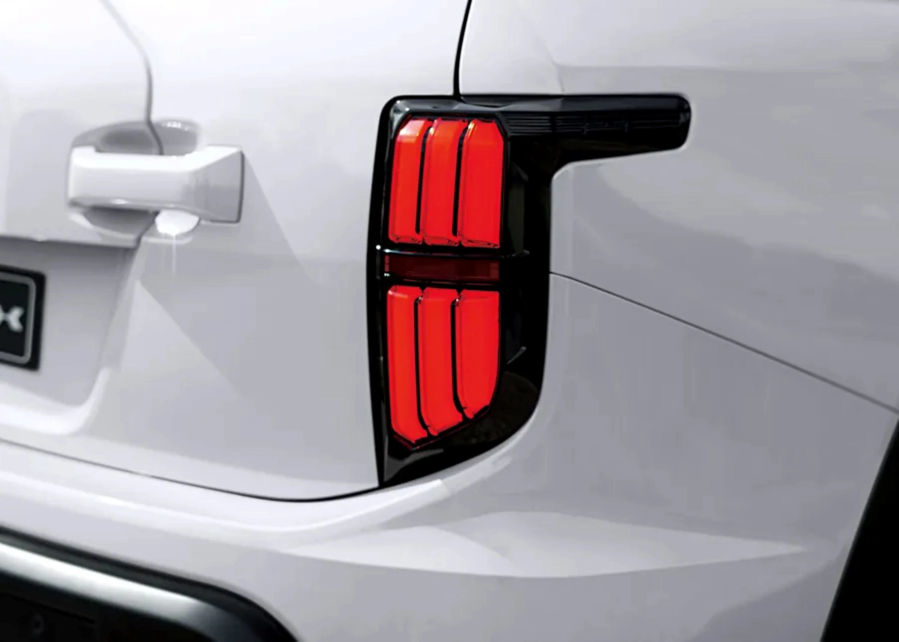 KGM Torres EVX rearlights view