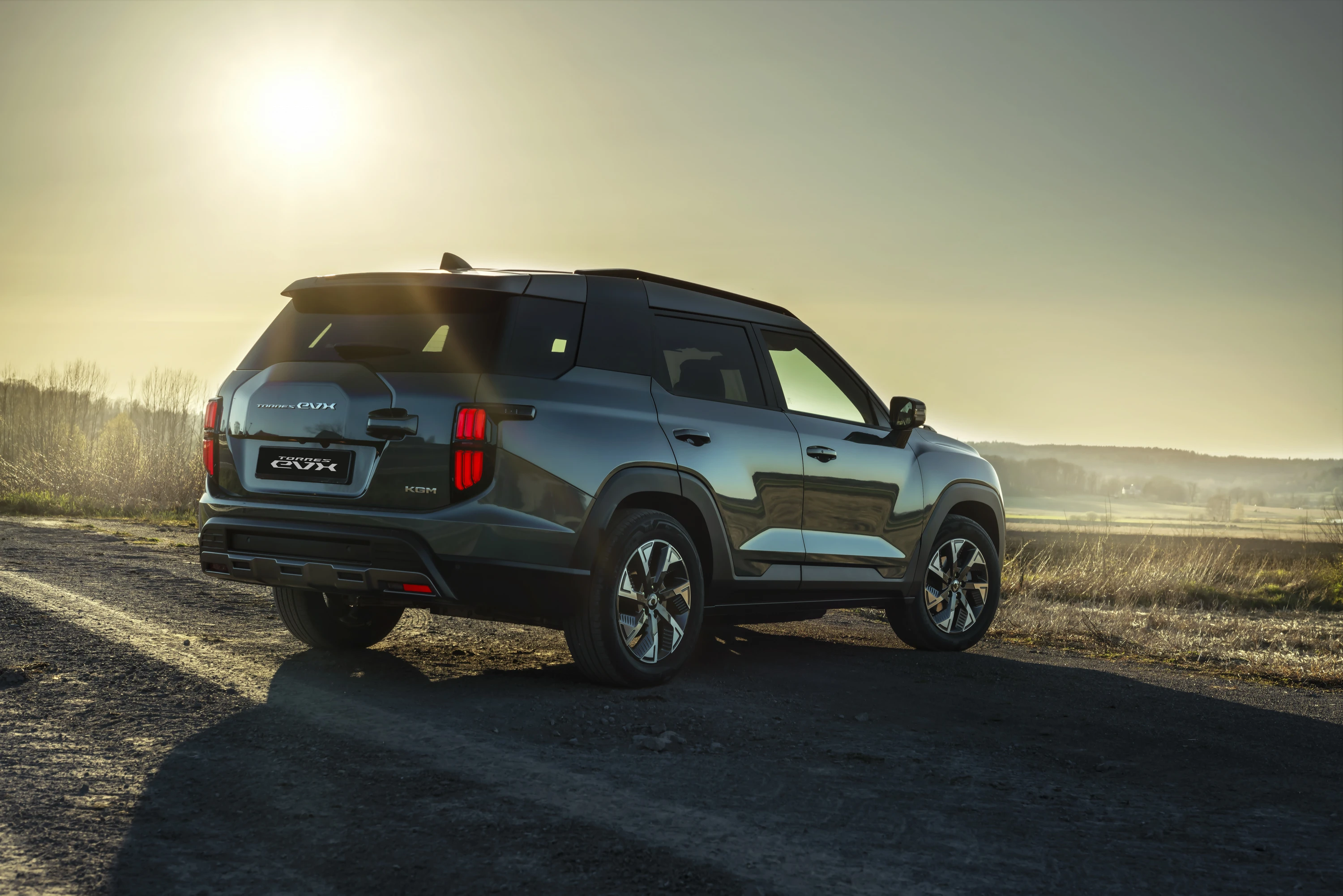 KGM Torres EVX exterior view