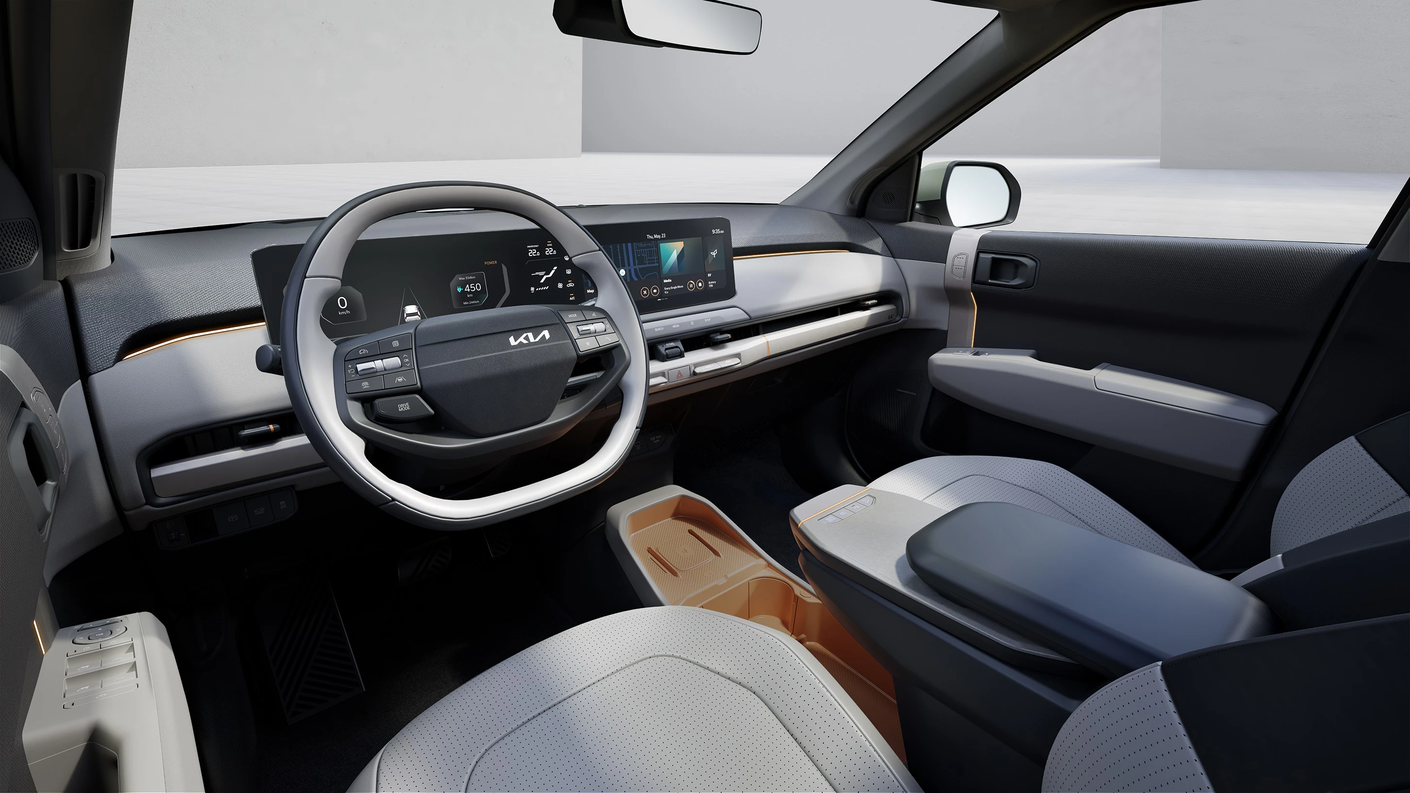 Kia EV3 Long Range screens view