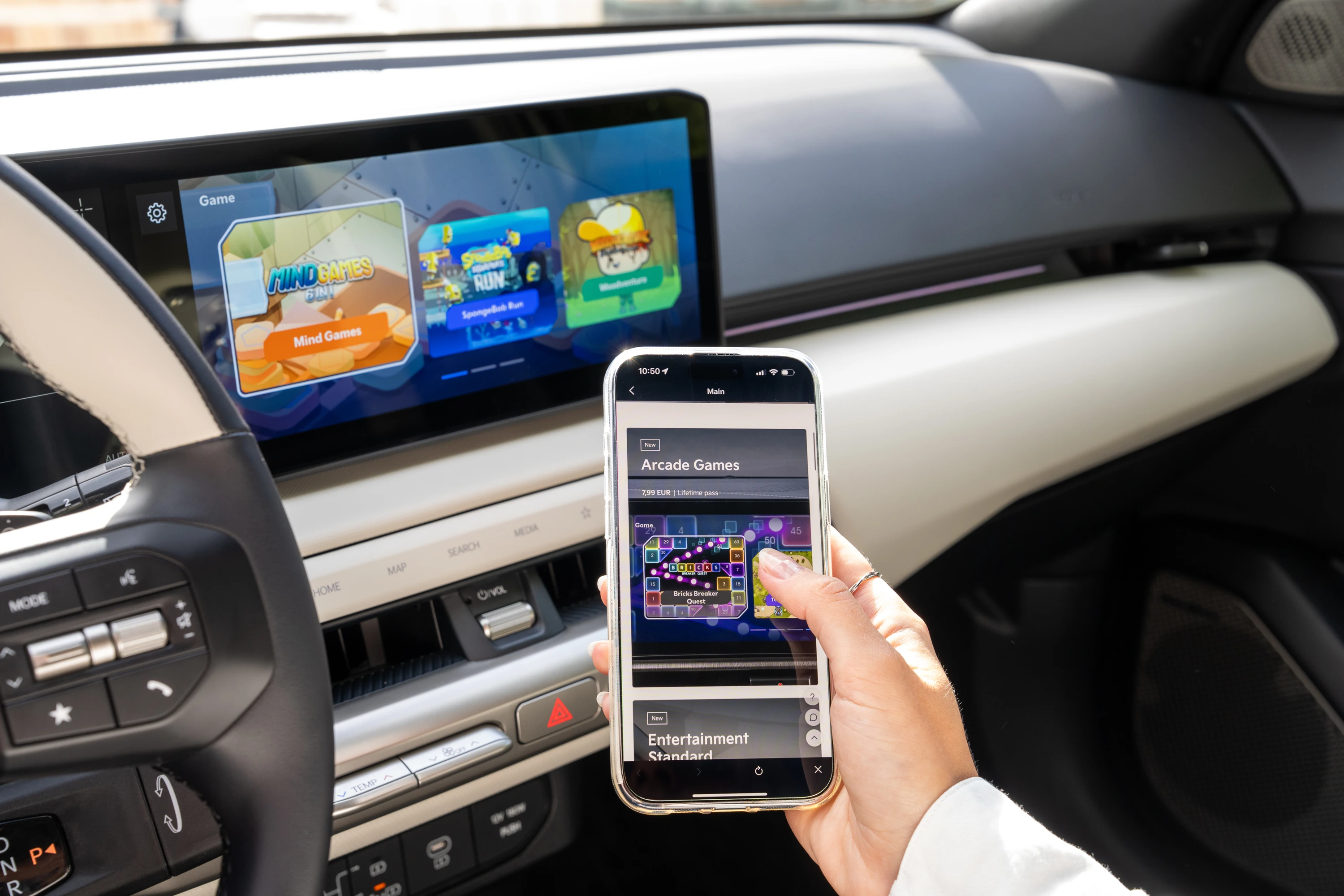 Kia EV4 Fastback Standard Range app view