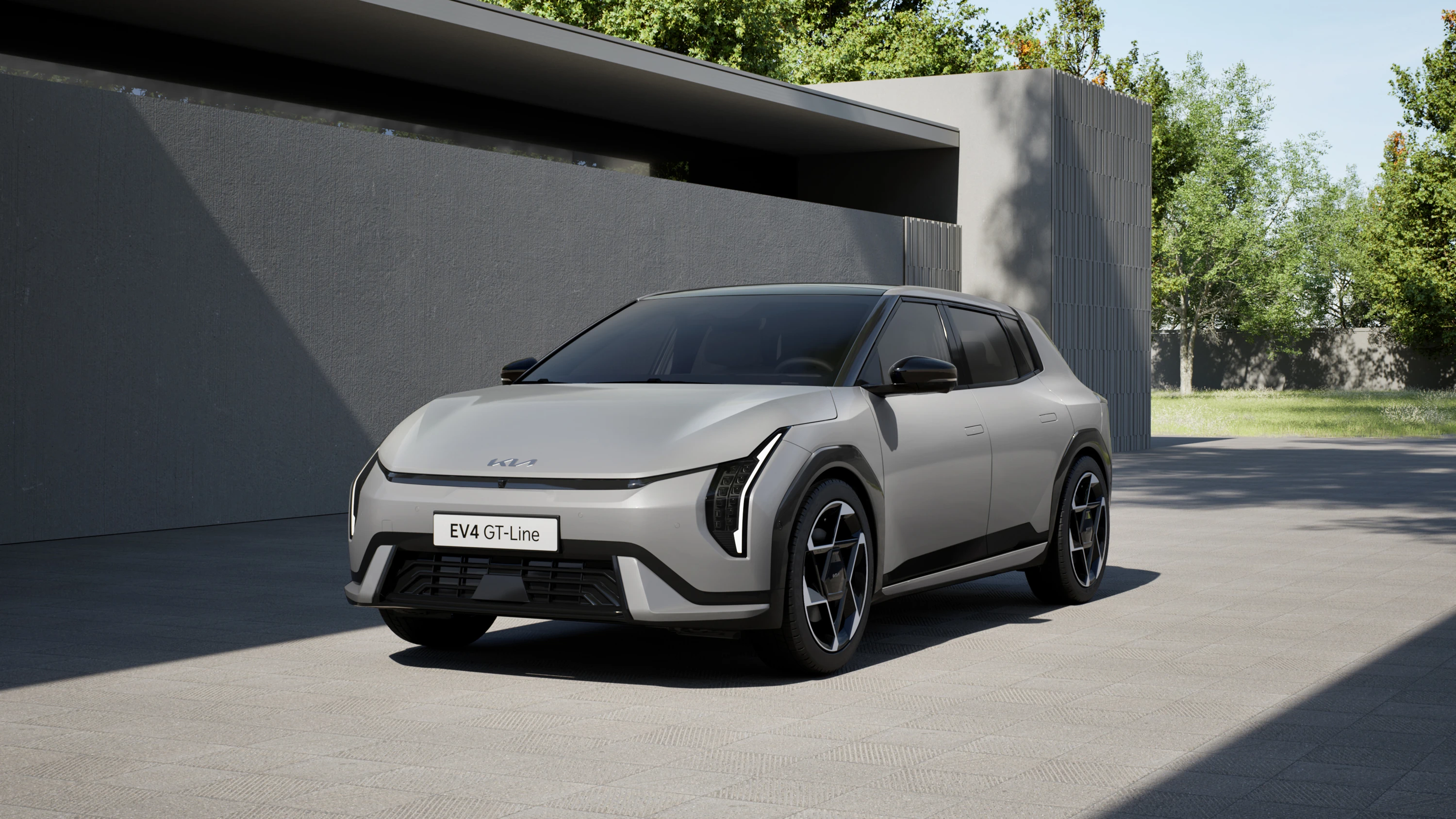Kia EV4 hatchback Long Range electric vehicle exterior