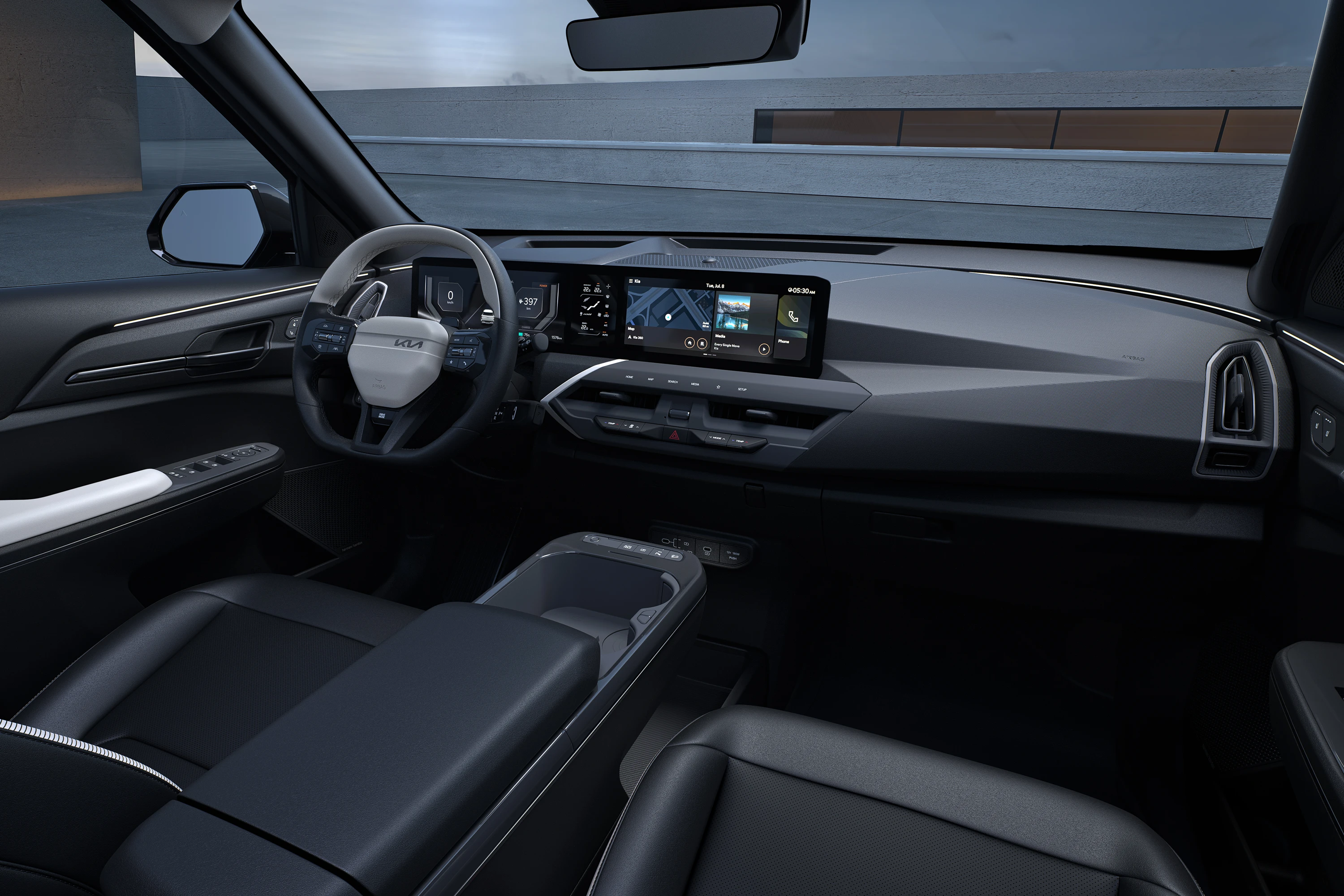 Kia EV5 Long Range interior view