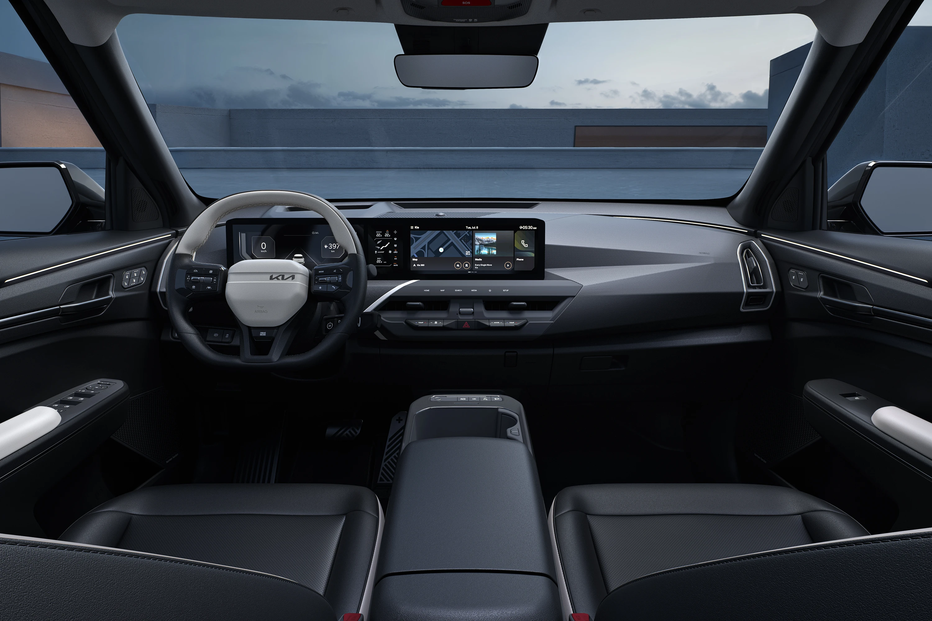Kia EV5 Long Range interior view